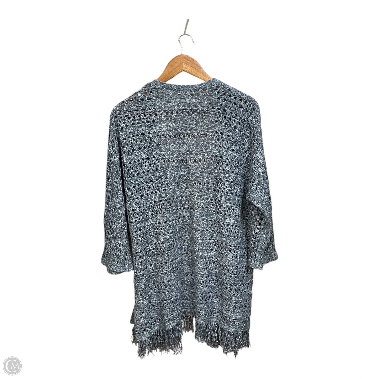 Cardigan By Allison Daley In Blue, Size: 1x