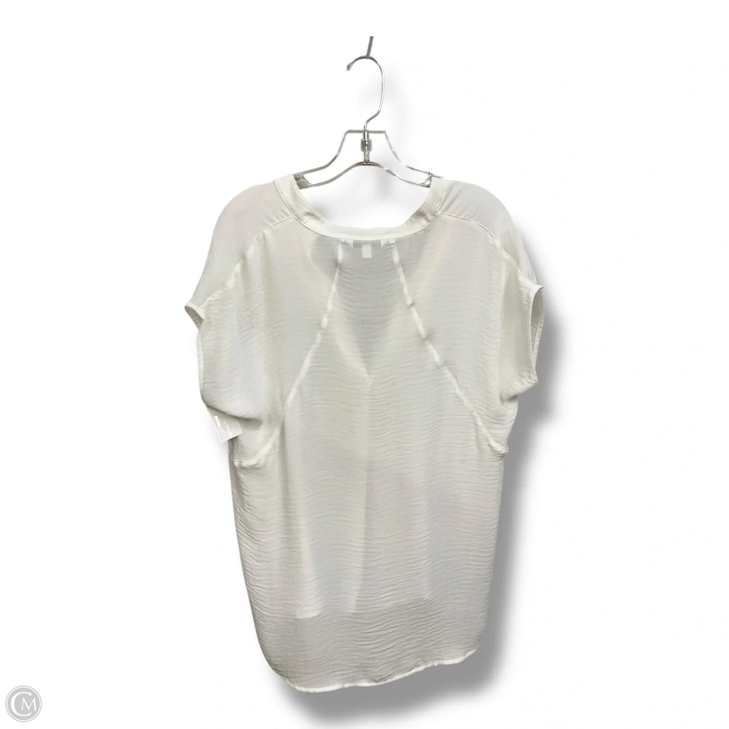 Top Sleeveless By Cabi In White, Size: M