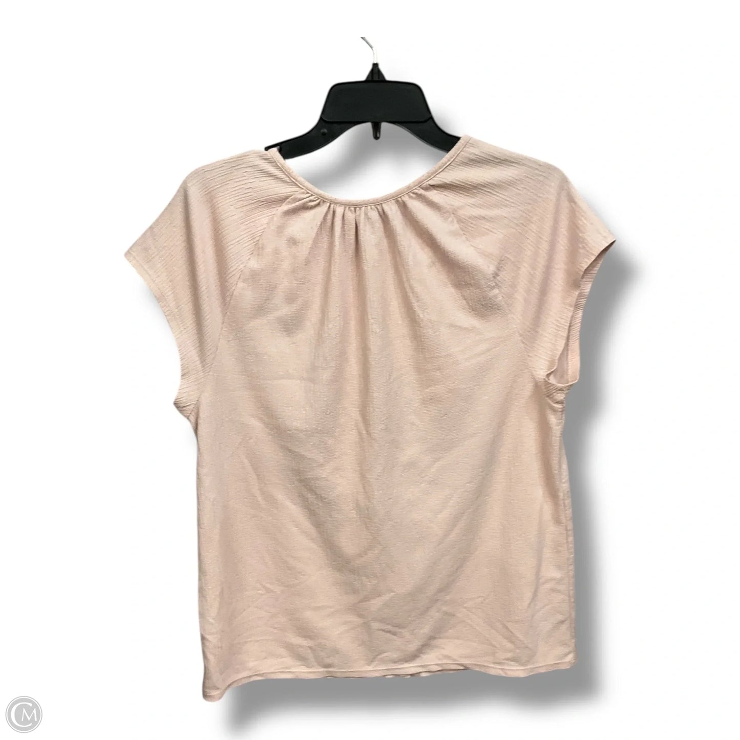 Top Short Sleeve By Banana Republic In Pink, Size: M