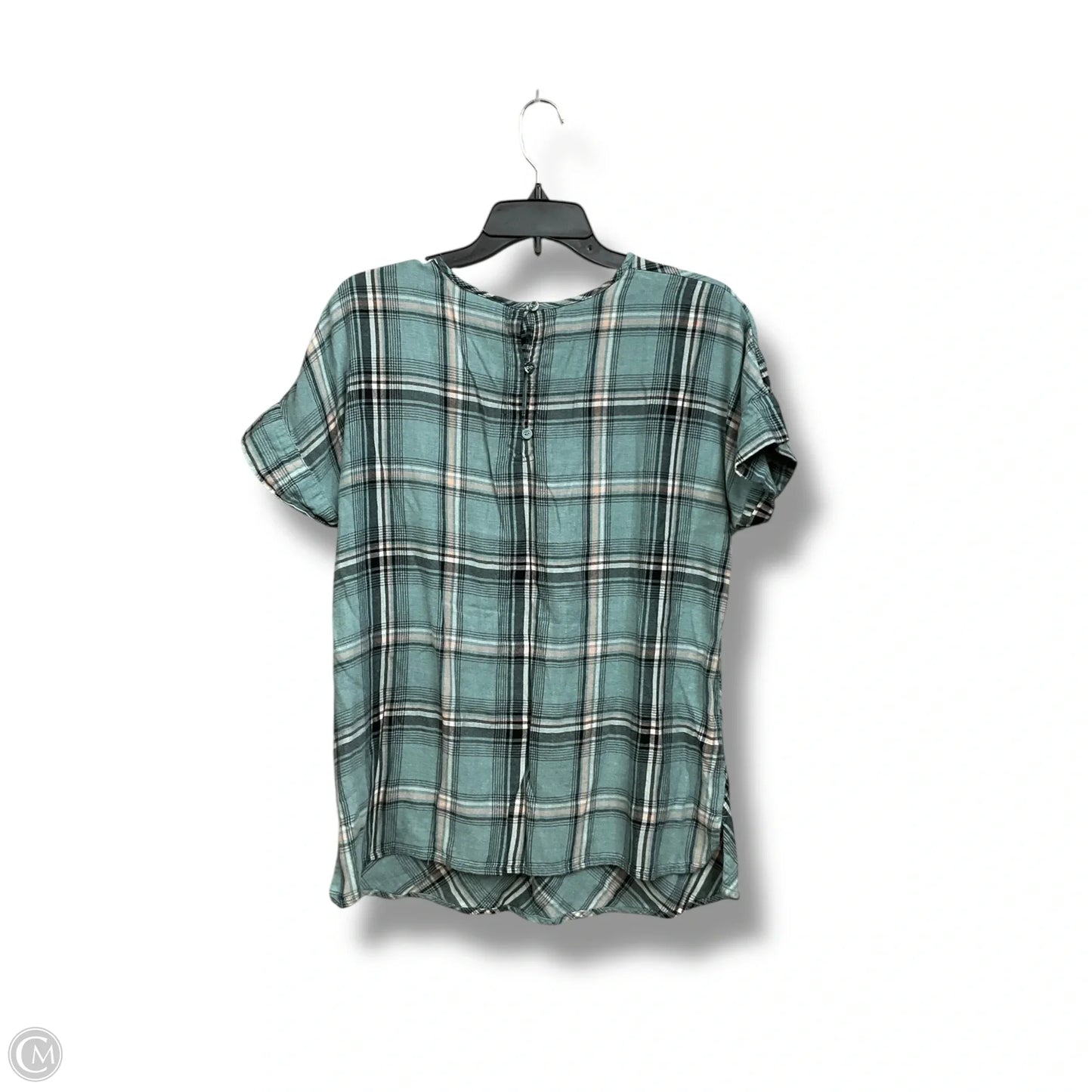 Top Short Sleeve By J. Jill In Green, Size: M