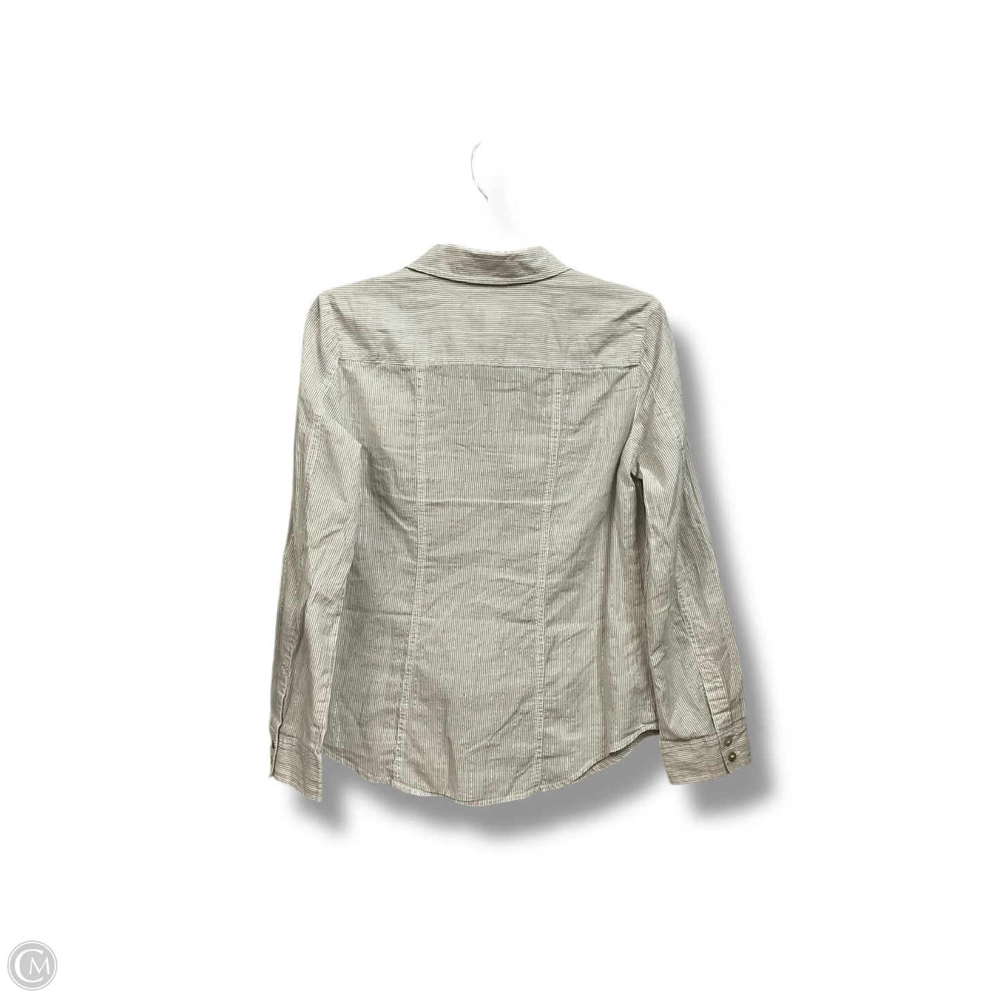Top Long Sleeve By Chicos In Grey, Size: S