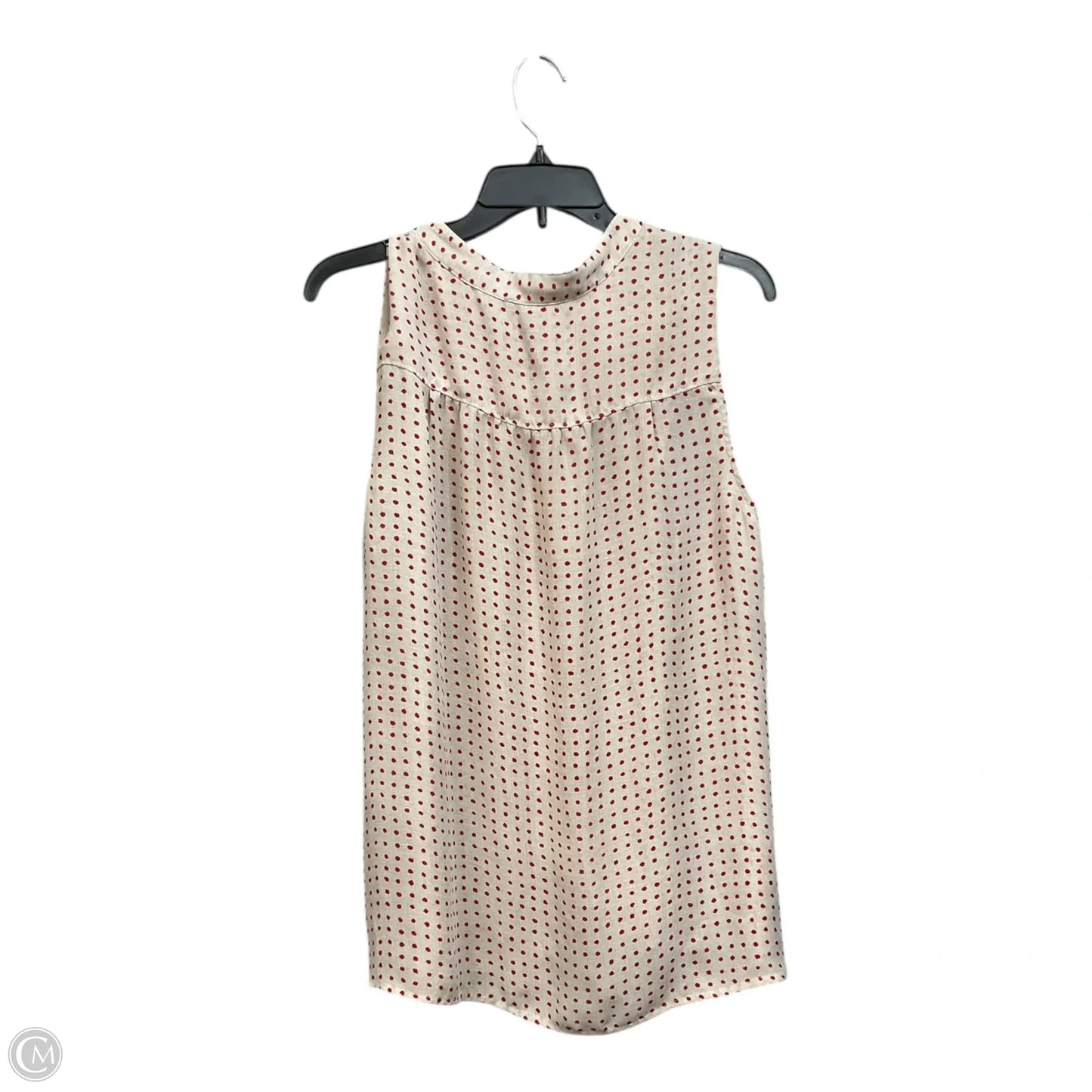 Top Sleeveless By Lilla P In Polkadot Pattern, Size: L