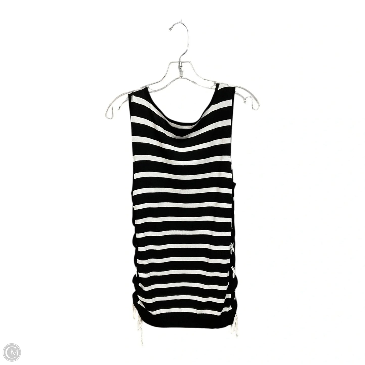 Top Sleeveless By White House Black Market In Black & White, Size: M