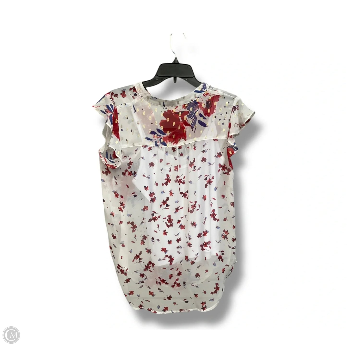 Top Sleeveless By Clothes Mentor In White, Size: S