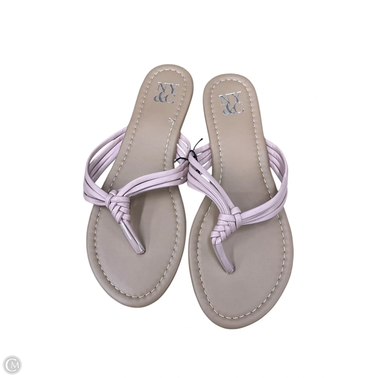 Sandals Flats By New York And Co In Tan, Size: 6