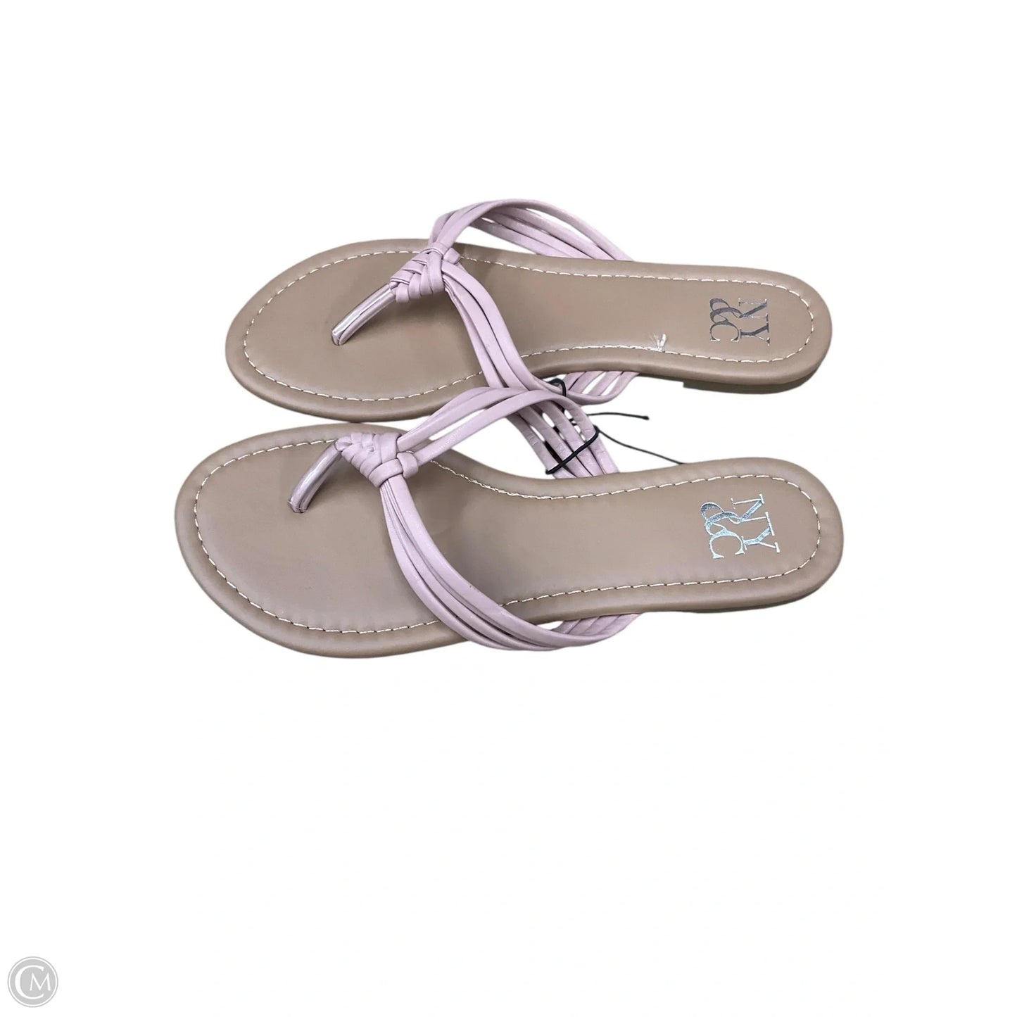 Sandals Flats By New York And Co In Tan, Size: 6