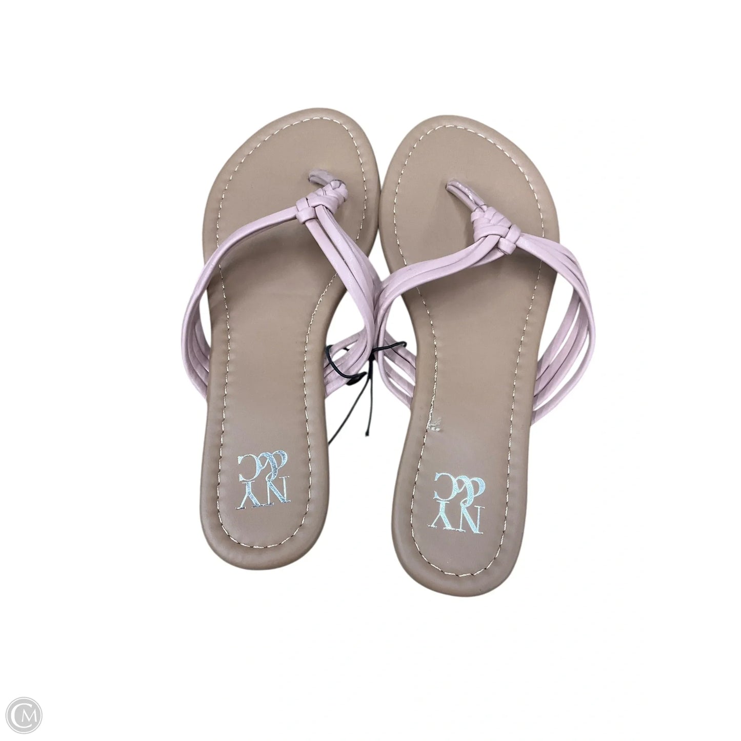 Sandals Flats By New York And Co In Tan, Size: 6