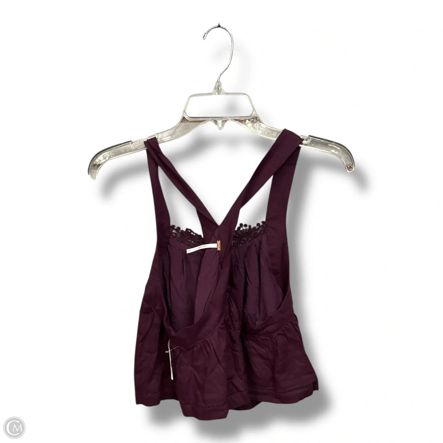Top Sleeveless By Free People In Maroon, Size: M