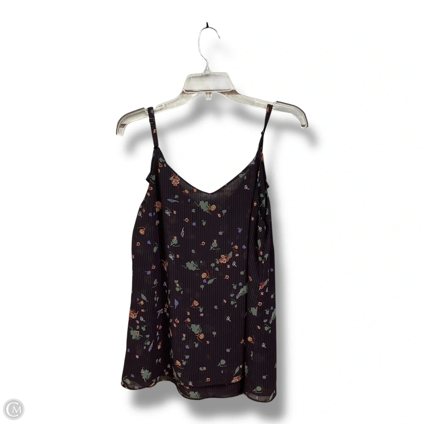 Top Sleeveless By Cabi In Black & Pink, Size: M