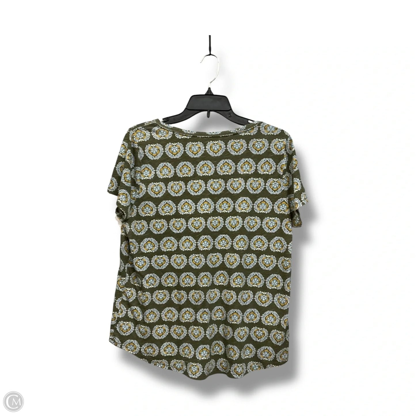 Top Short Sleeve By Sonoma In Green, Size: L