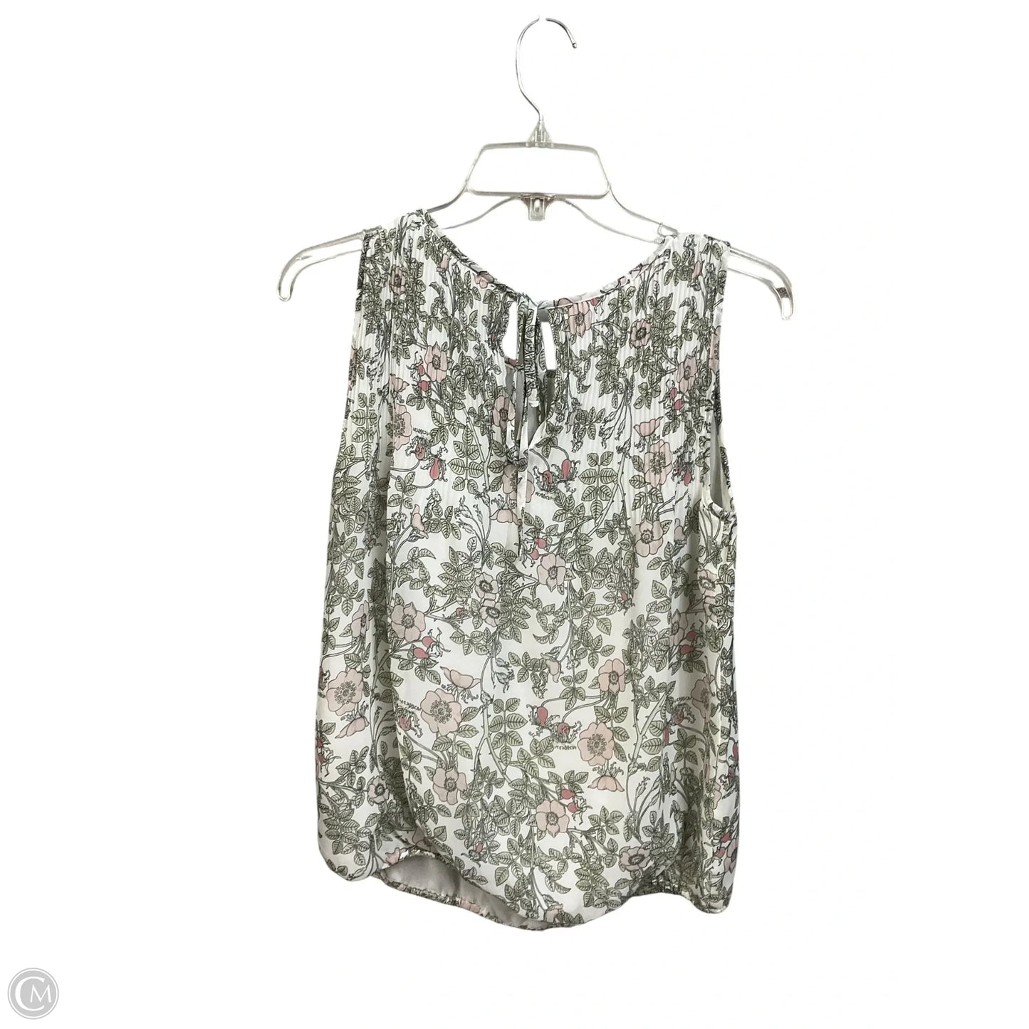 Top Sleeveless By Max Studio In Floral Print, Size: S