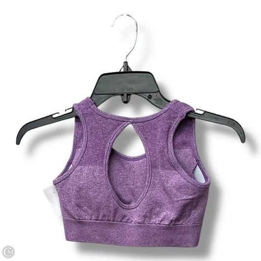 Athletic Bra By Clothes Mentor In Purple, Size: S