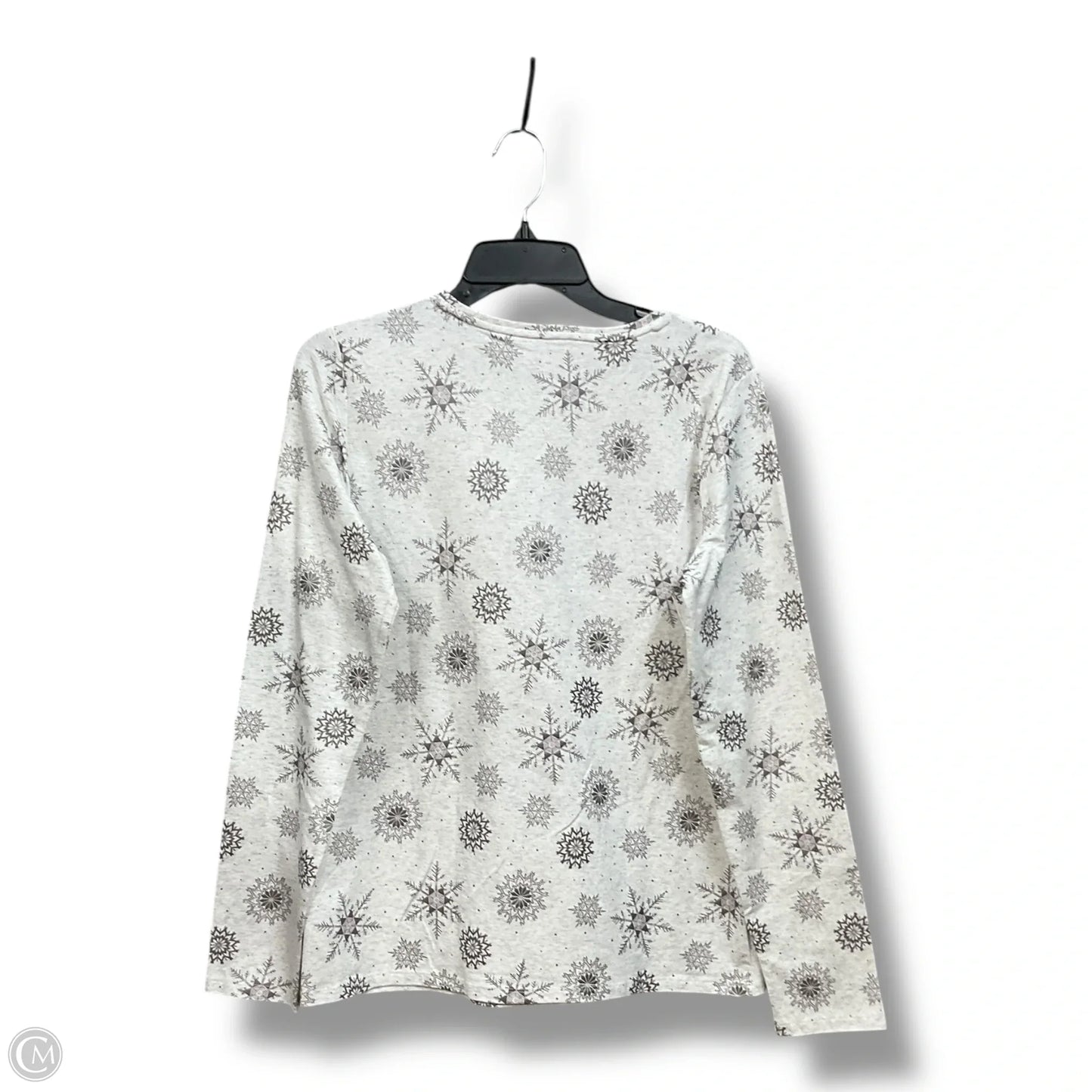 Top Long Sleeve By Talbots In Grey, Size: M