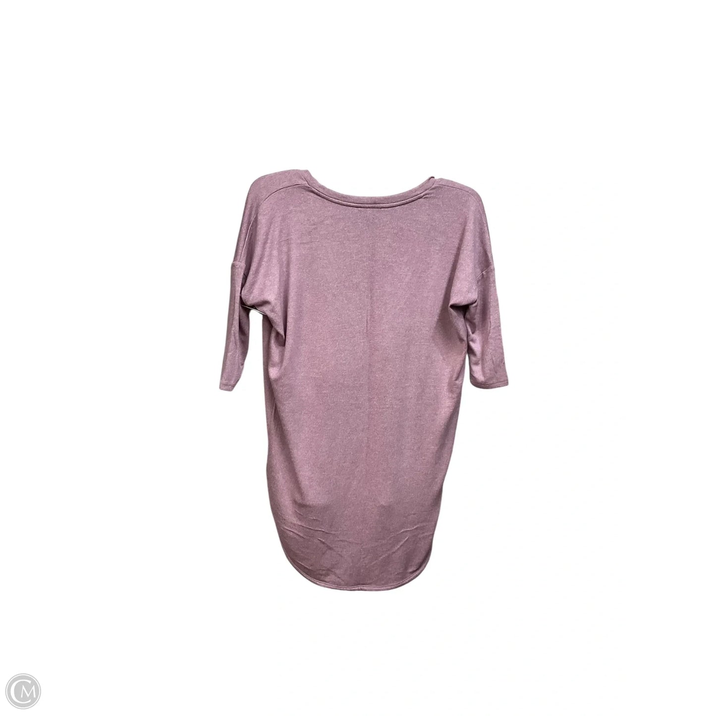 Top Short Sleeve By Express In Purple, Size: Xs