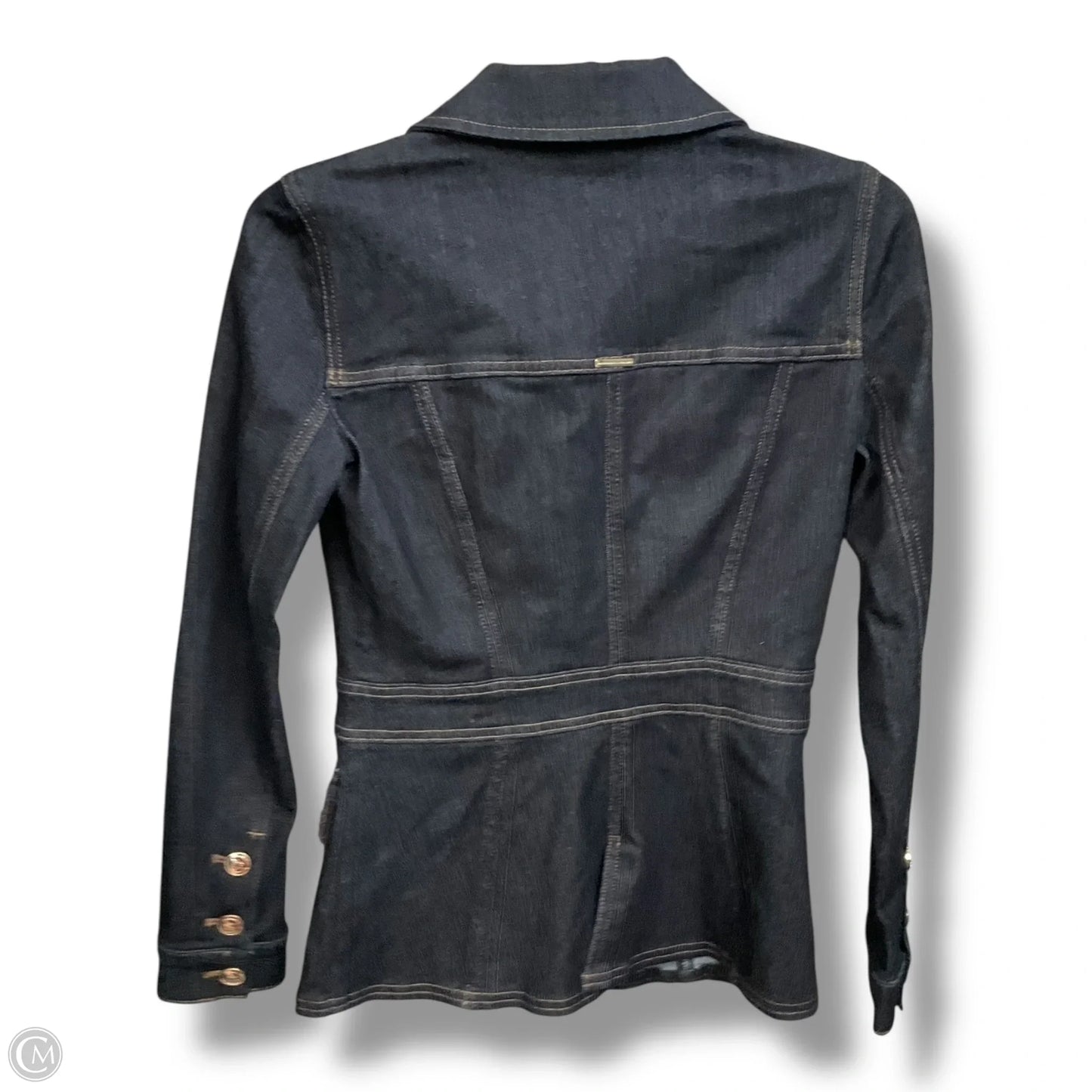 Jacket Denim By White House Black Market In Blue Denim, Size: Xxs