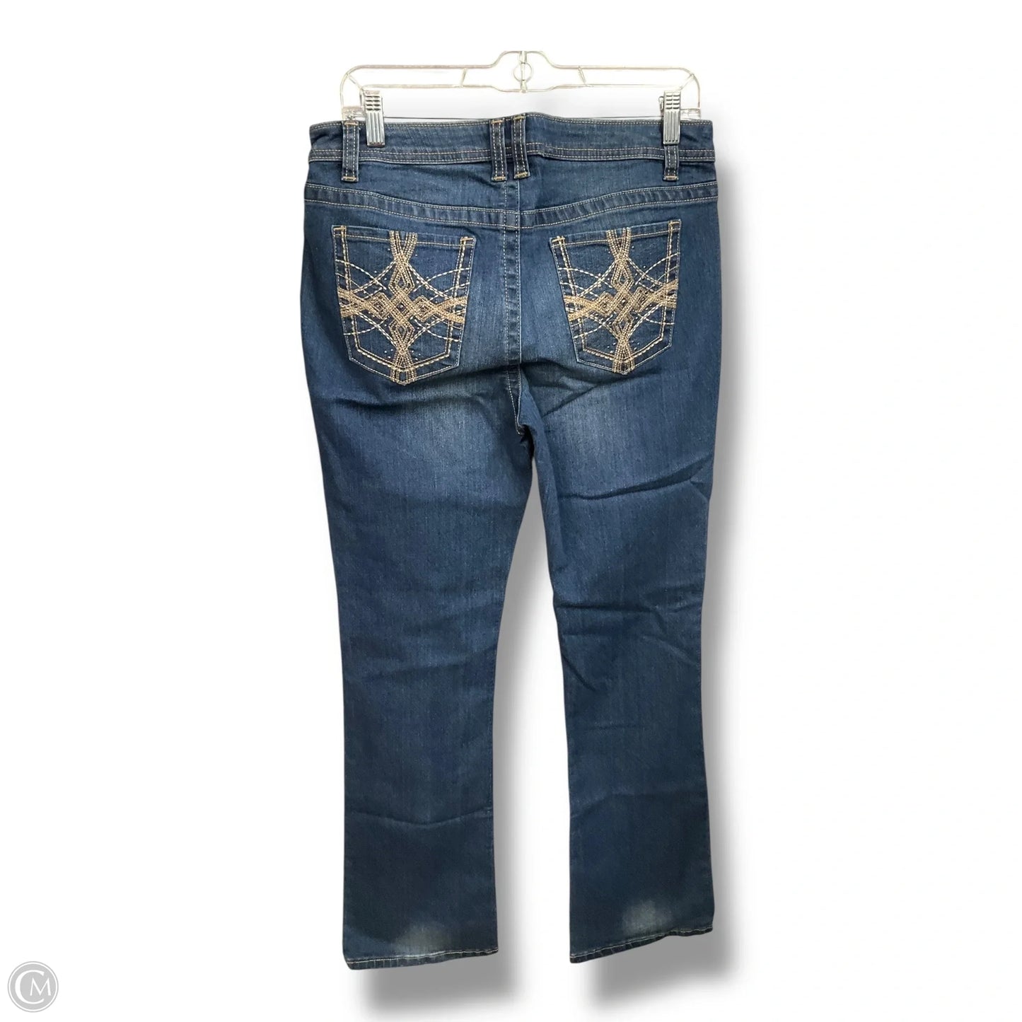 Jeans Boot Cut By Apt 9 In Blue Denim, Size: 10