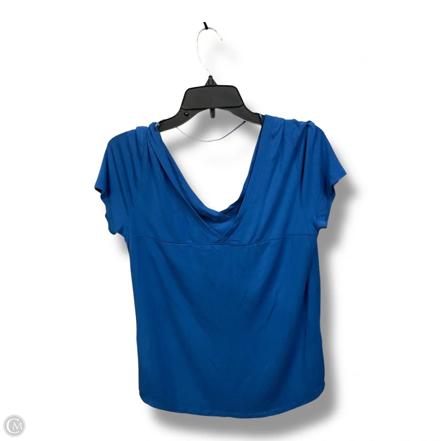 Top Short Sleeve By Cable And Gauge In Blue, Size: L