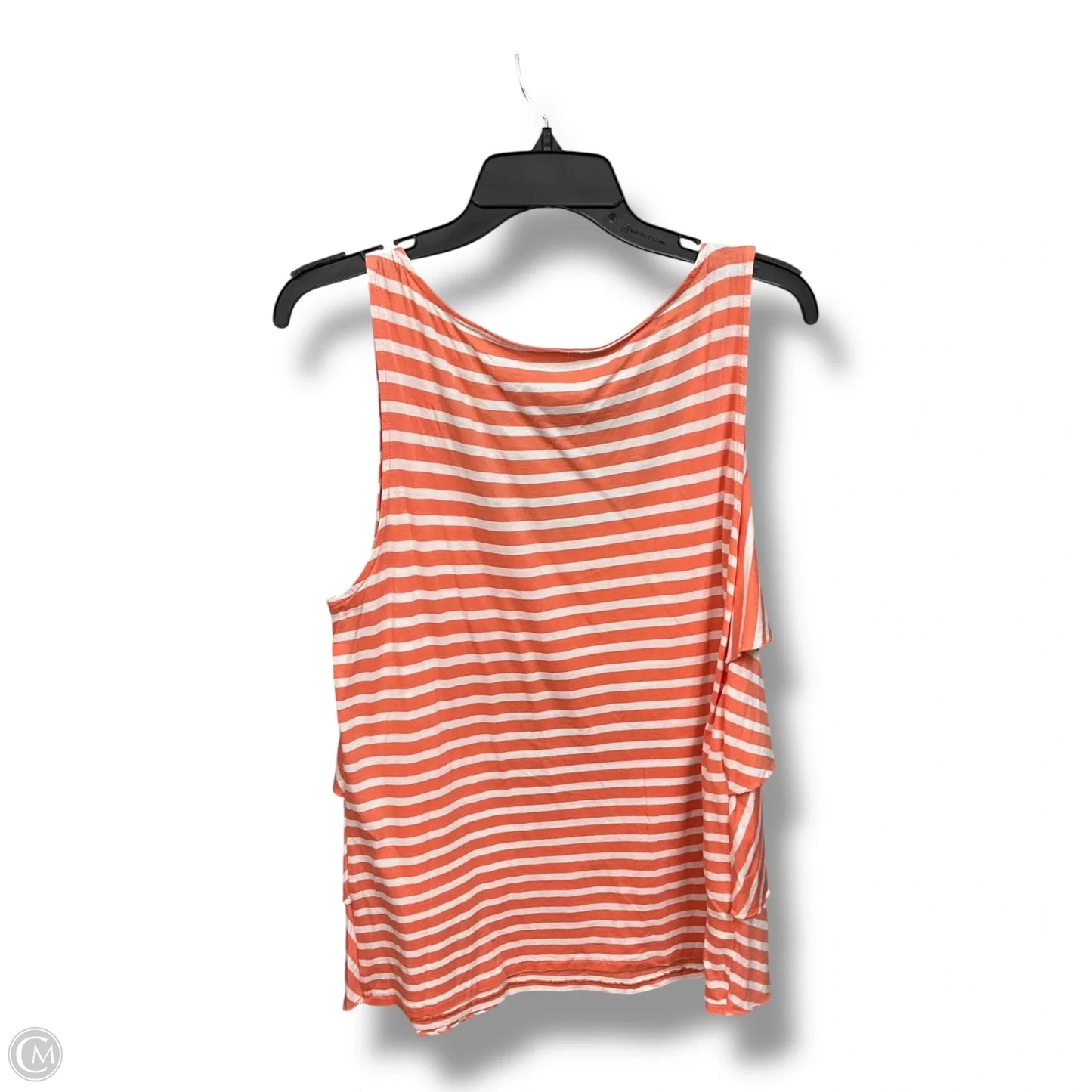 Top Sleeveless By Loft In Striped Pattern, Size: Xl