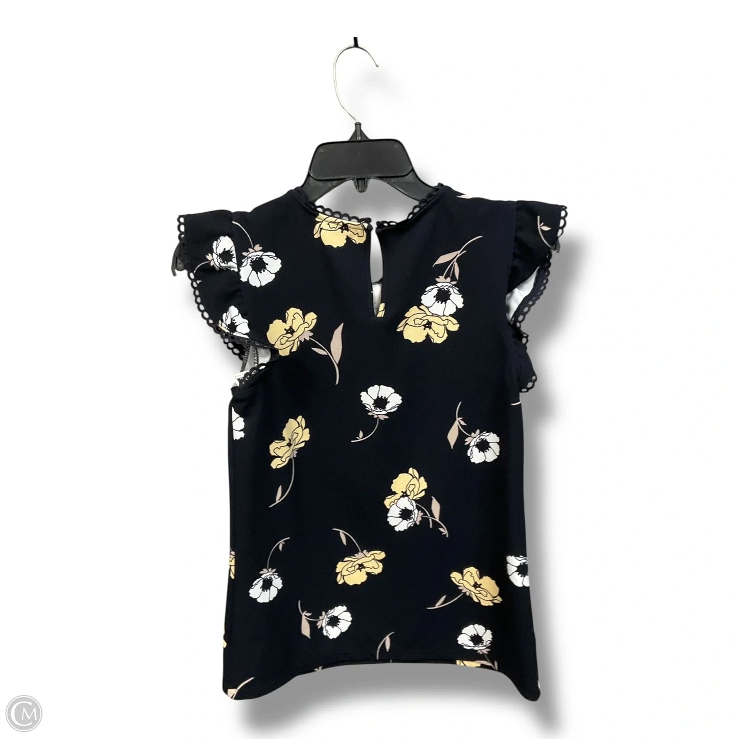 Top Sleeveless By Ann Taylor In Floral Print, Size: Xs