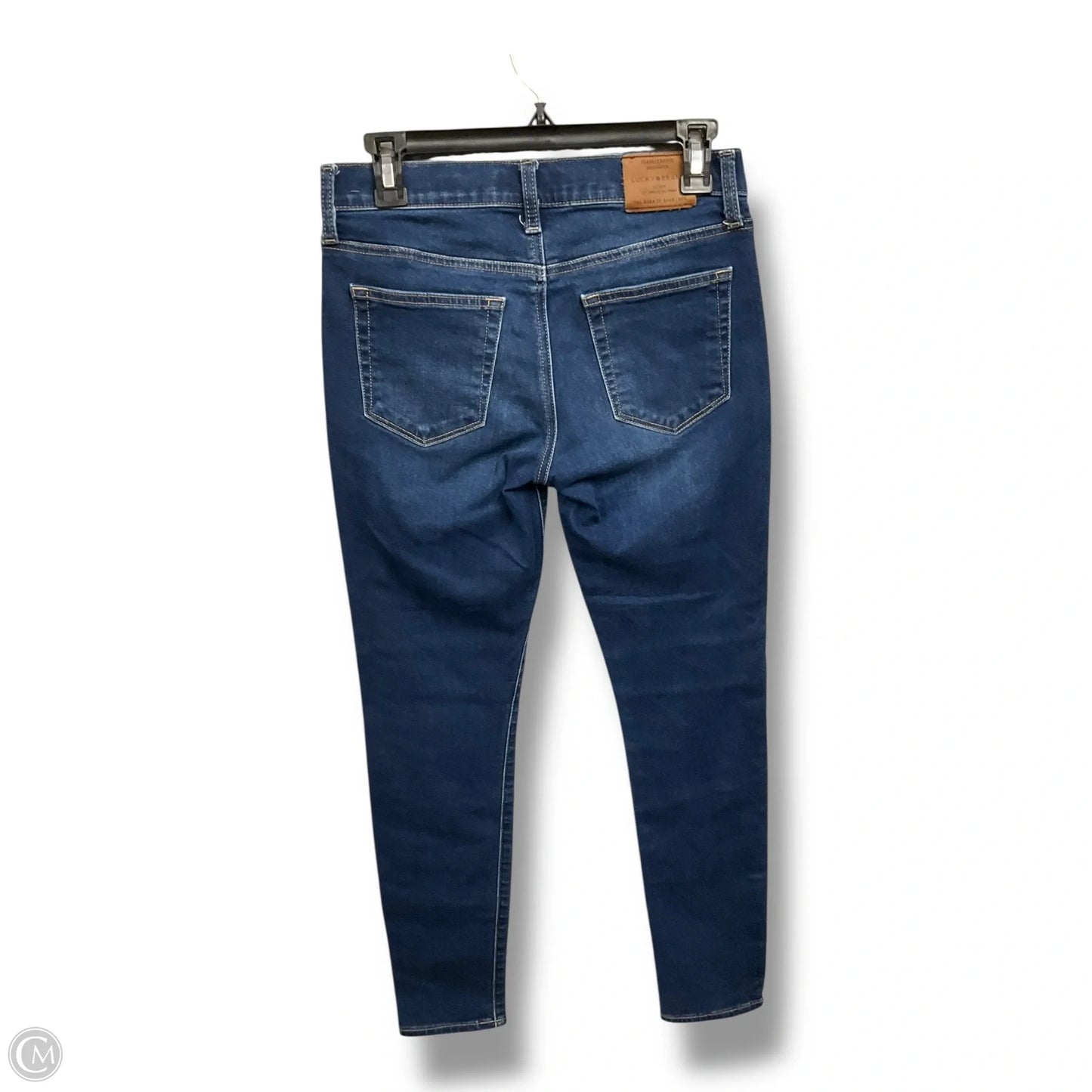 Jeans Skinny By Lucky Brand In Blue Denim, Size: 4