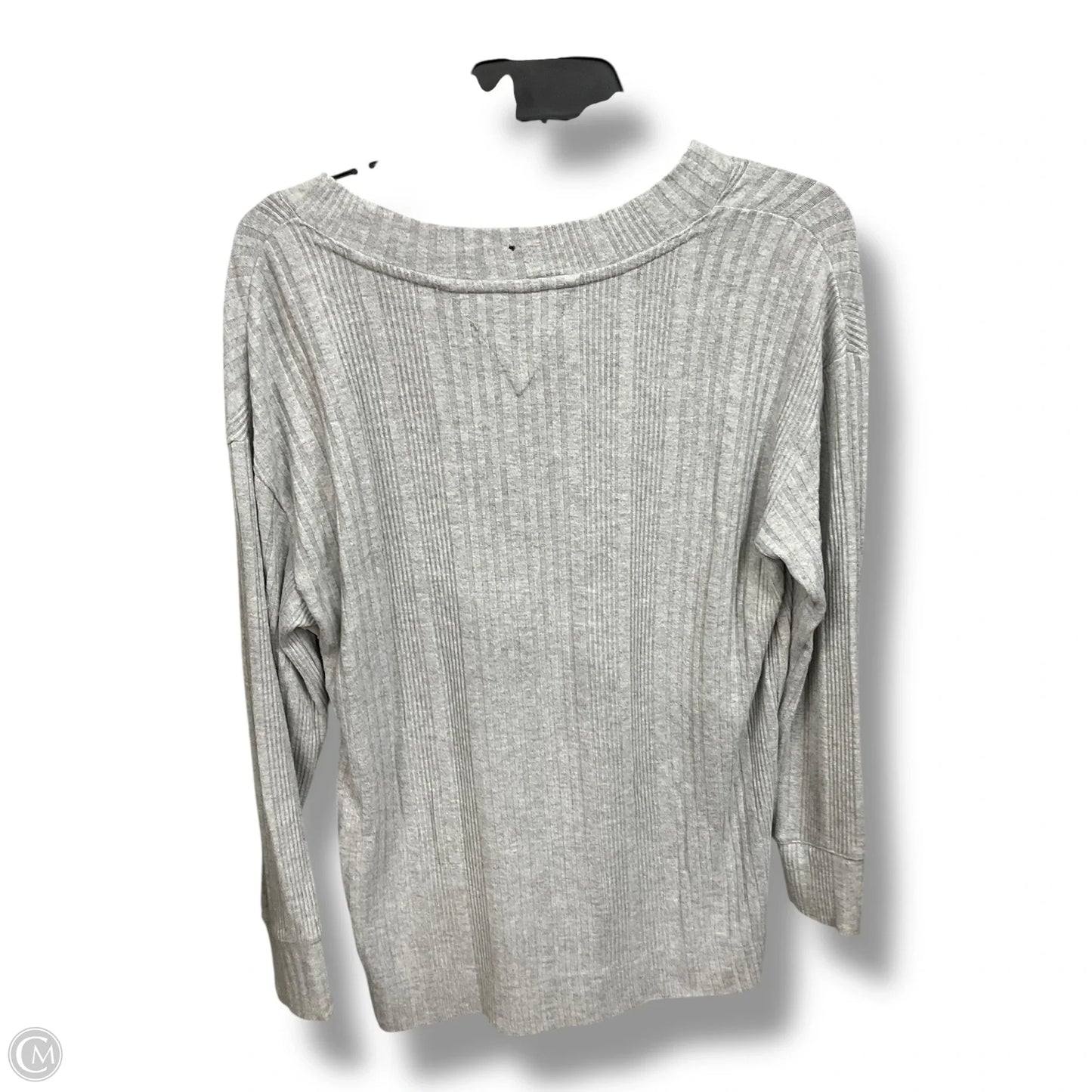 Top Long Sleeve By Andrew Marc In Silver, Size: S