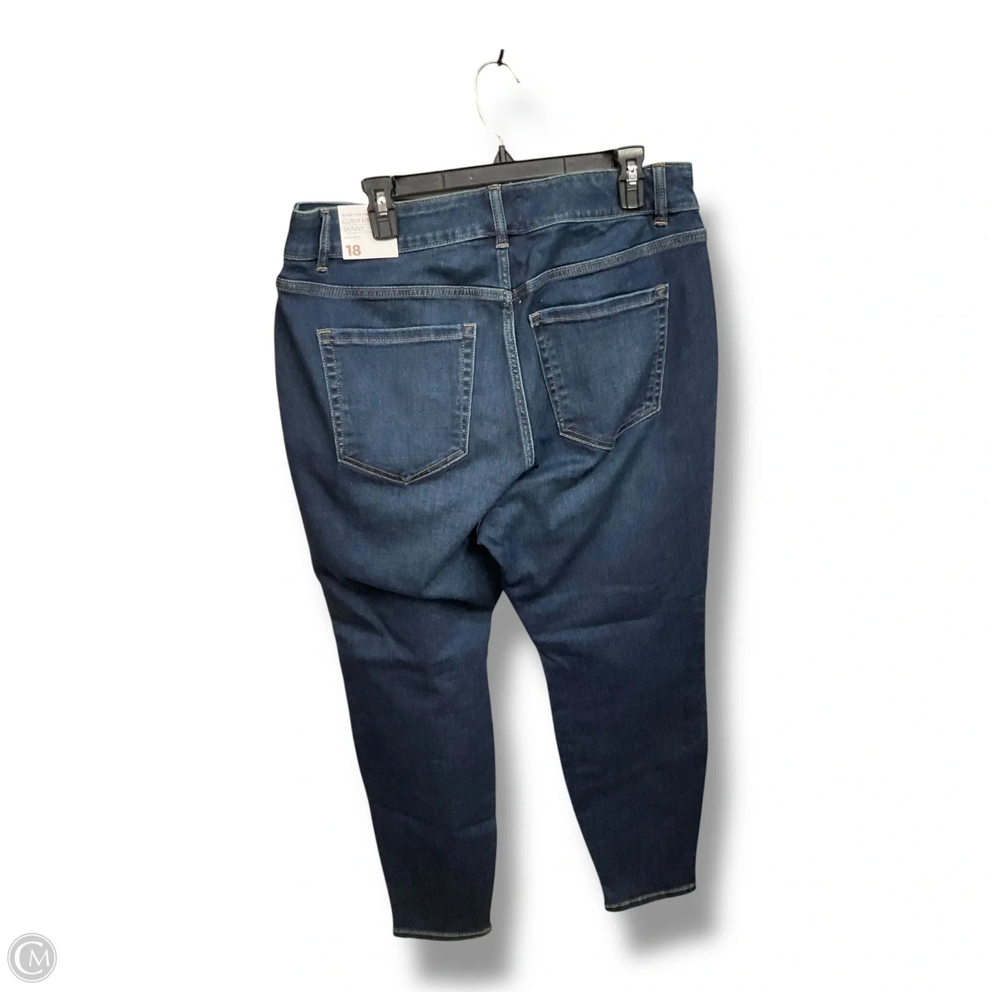 Jeans Straight By Lane Bryant In Blue Denim, Size: 18