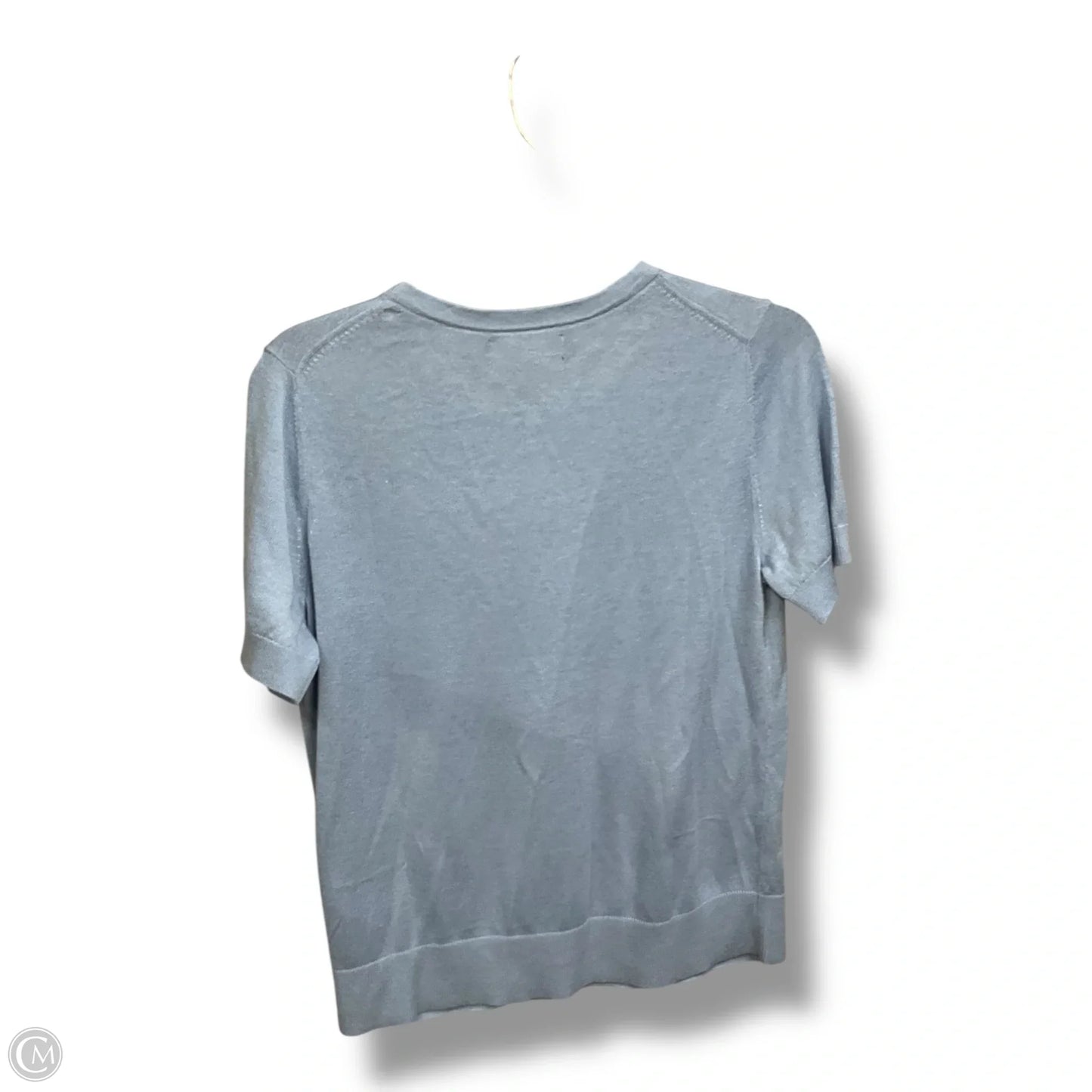 Top Short Sleeve By Banana Republic In Blue & Brown, Size: S