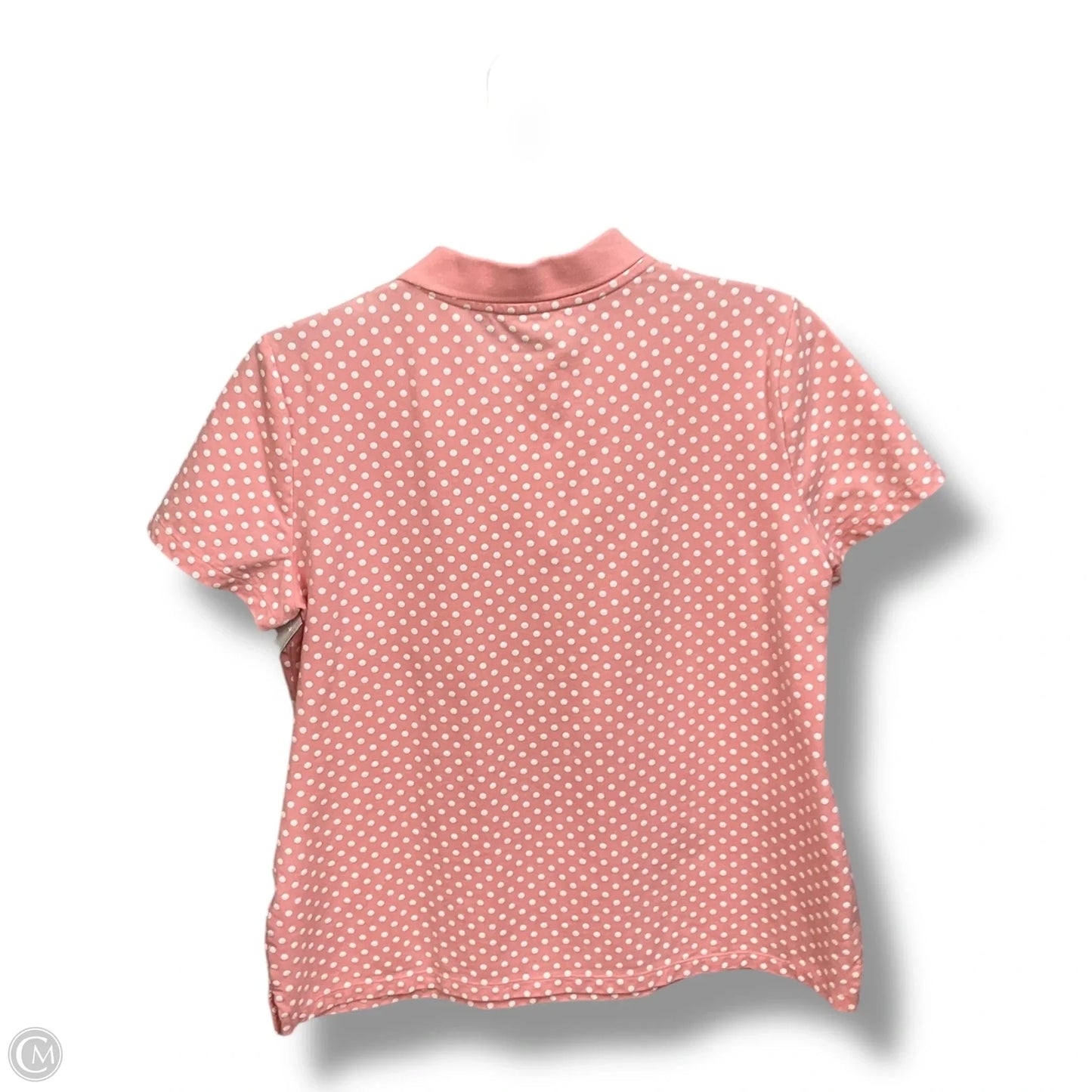 Top Short Sleeve By Tommy Hilfiger In Polkadot Pattern, Size: L