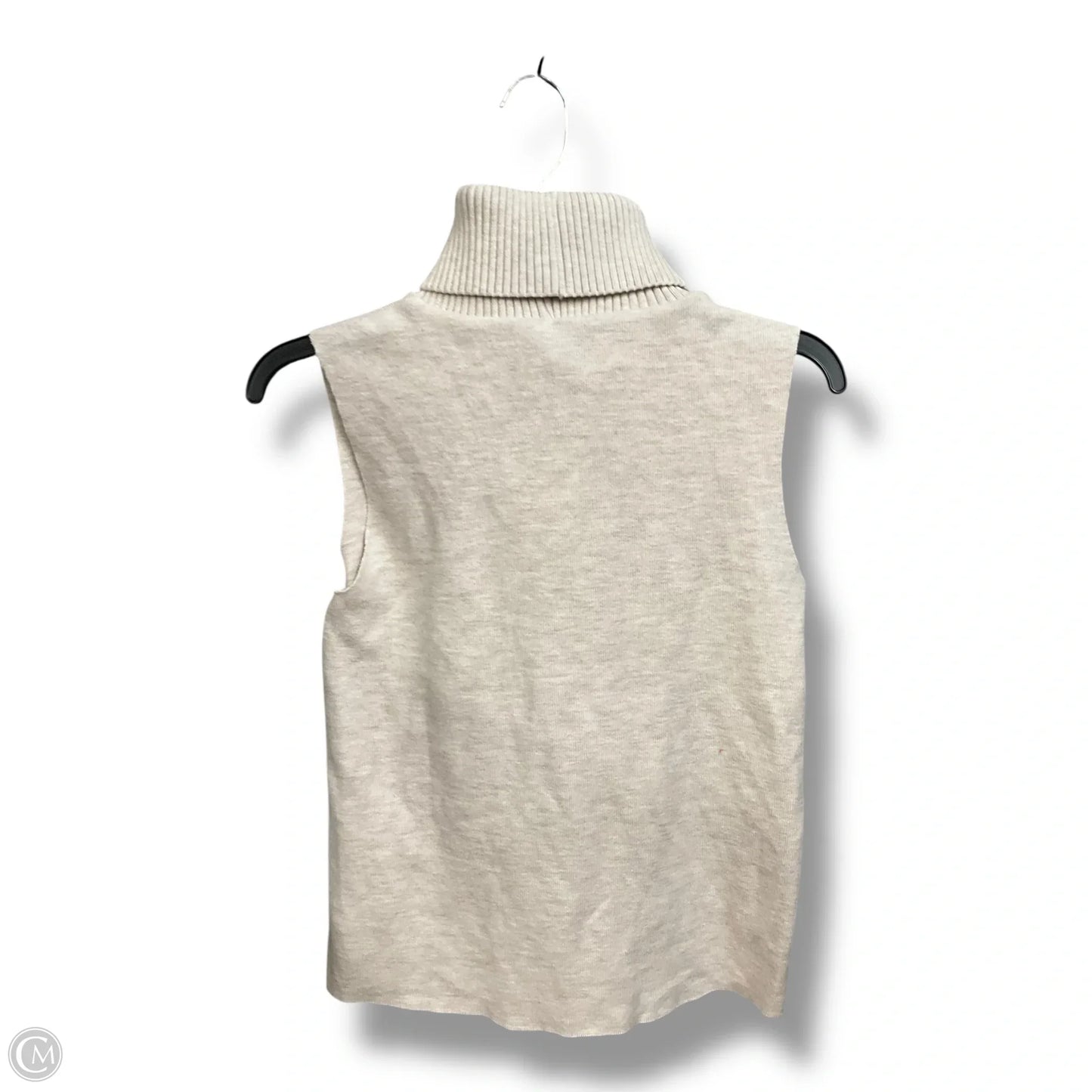 Top Sleeveless By Zara In Tan, Size: S