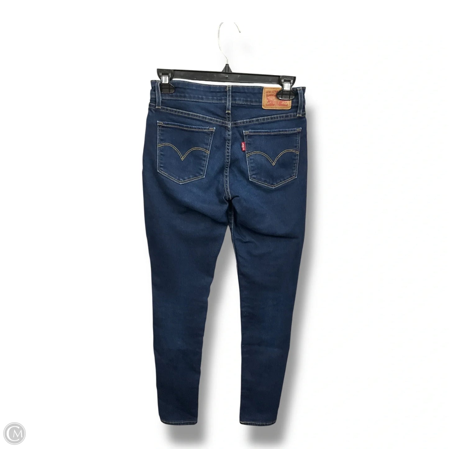 Jeans Skinny By Levis In Blue Denim, Size: 4