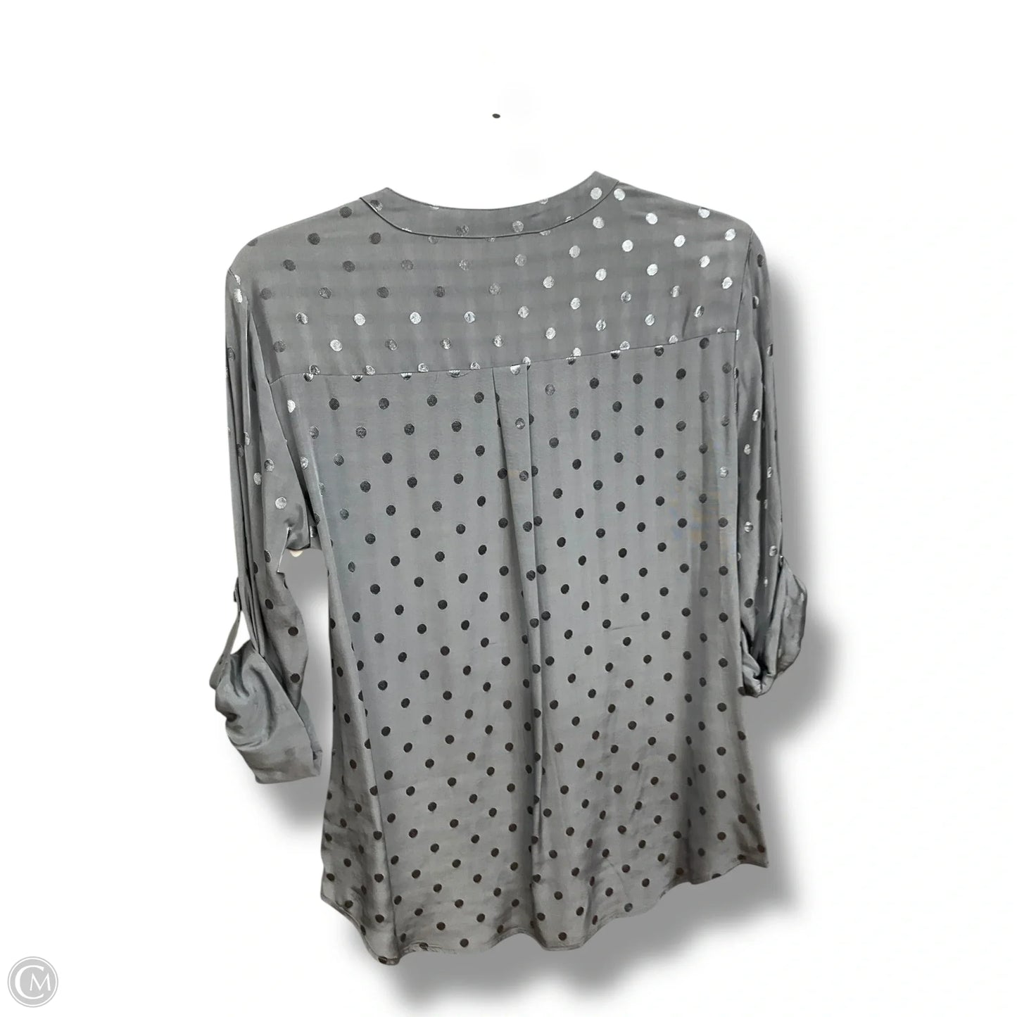Blouse Long Sleeve By Express In Blue, Size: S