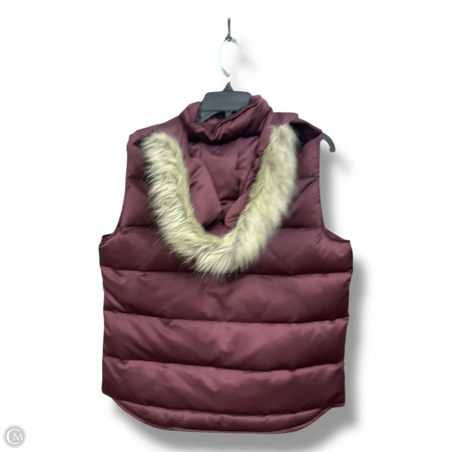 Vest Puffer & Quilted By Inc In Maroon, Size: L