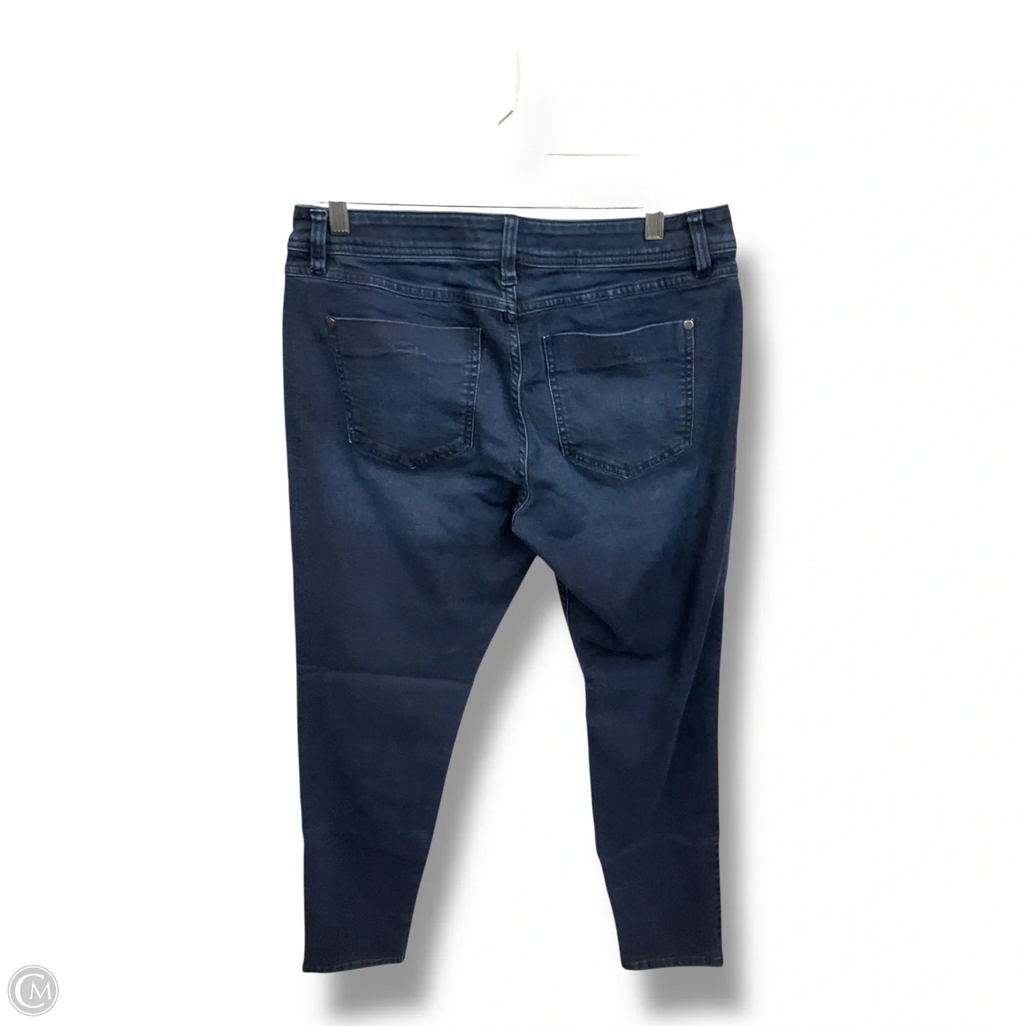 Jeans Straight By Elle In Blue Denim, Size: 12
