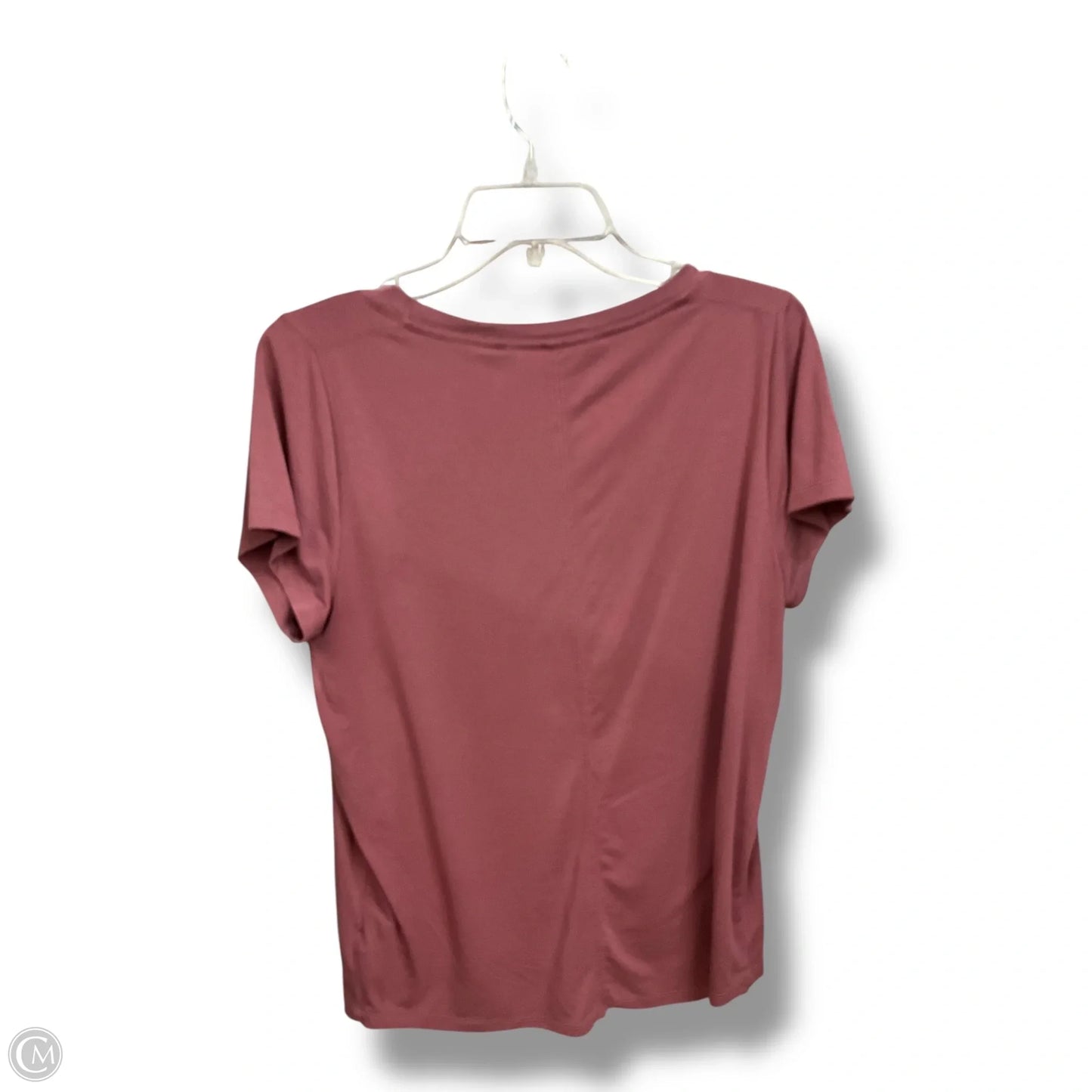 Athletic Top Short Sleeve By Athleta In Maroon, Size: M
