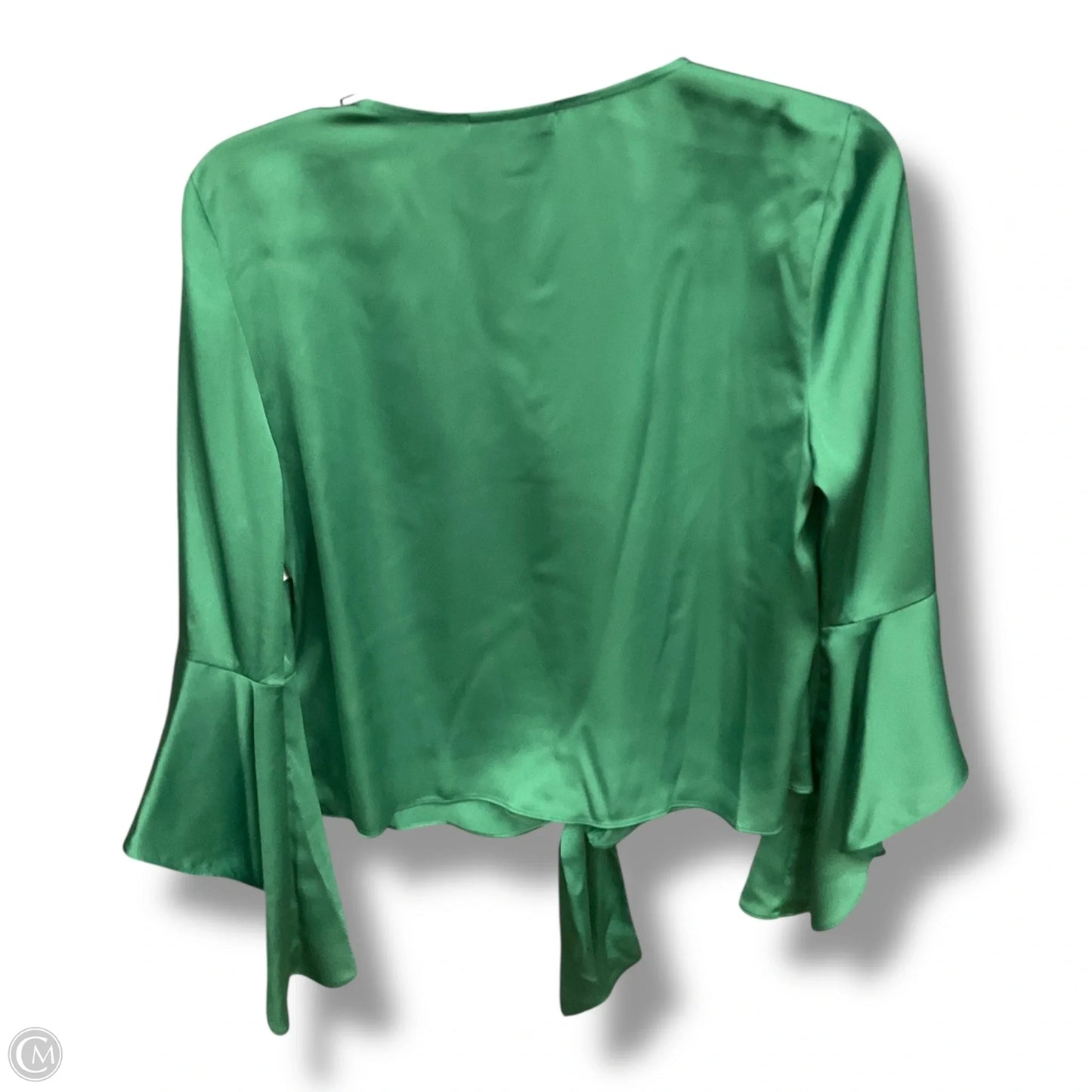 Blouse Long Sleeve By Bar Iii In Green, Size: M
