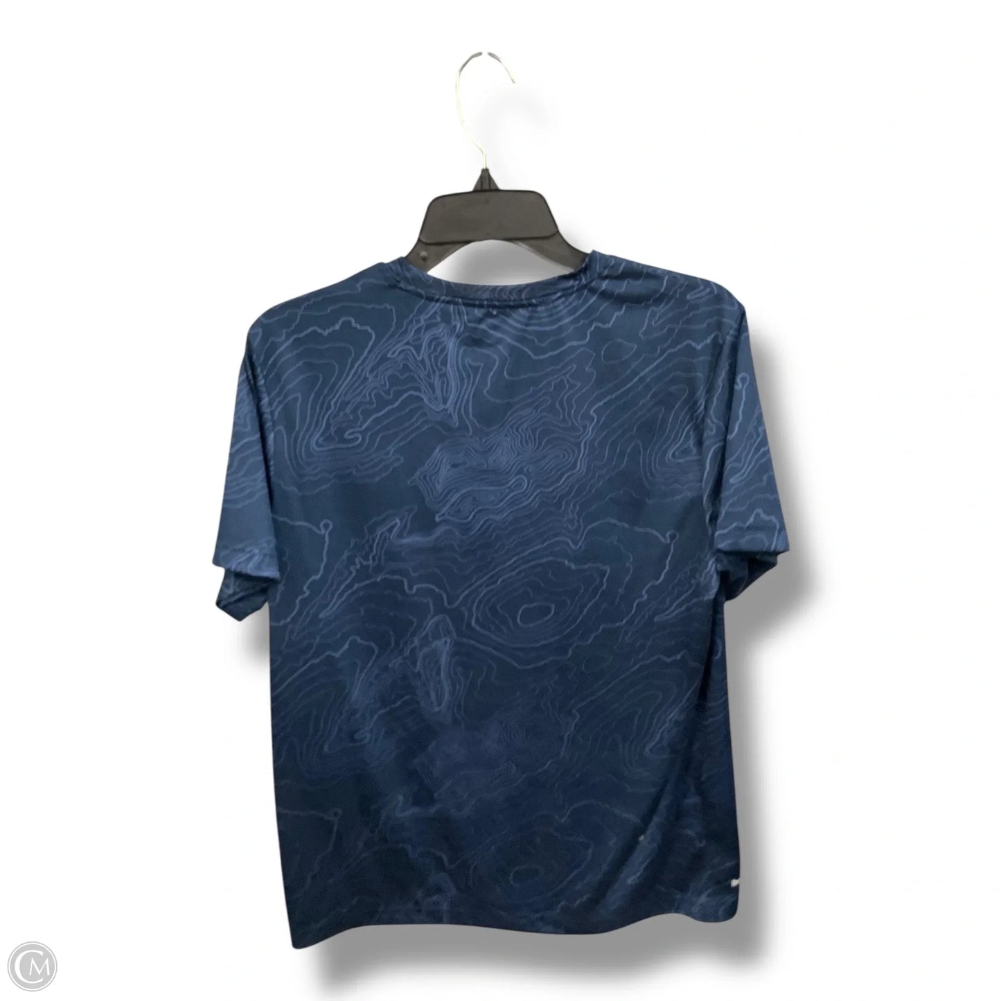 Athletic Top Short Sleeve By Athleta In Blue, Size: M