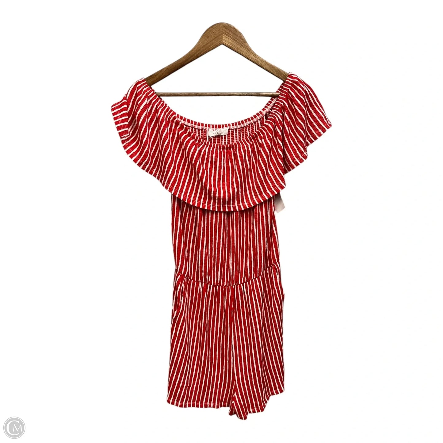 Romper By Love Tree In Red, Size: L