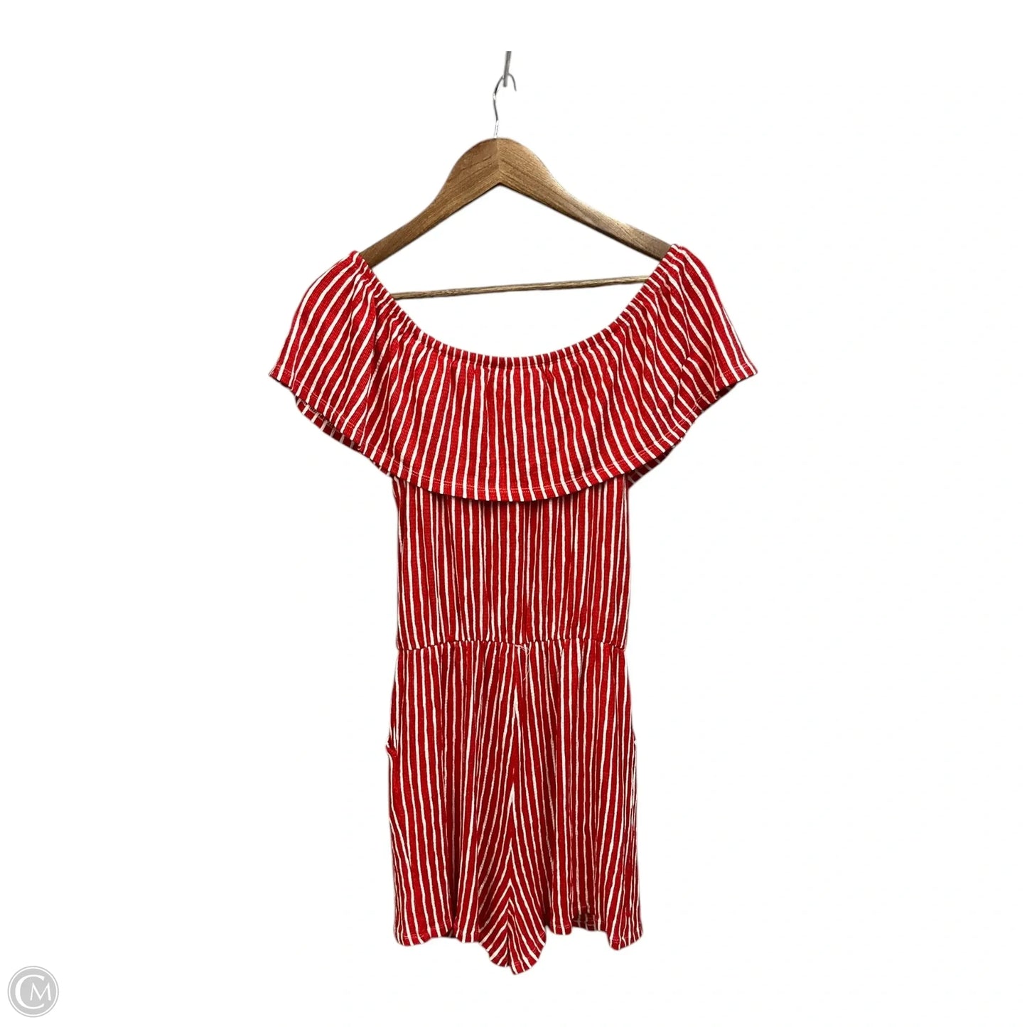 Romper By Love Tree In Red, Size: L