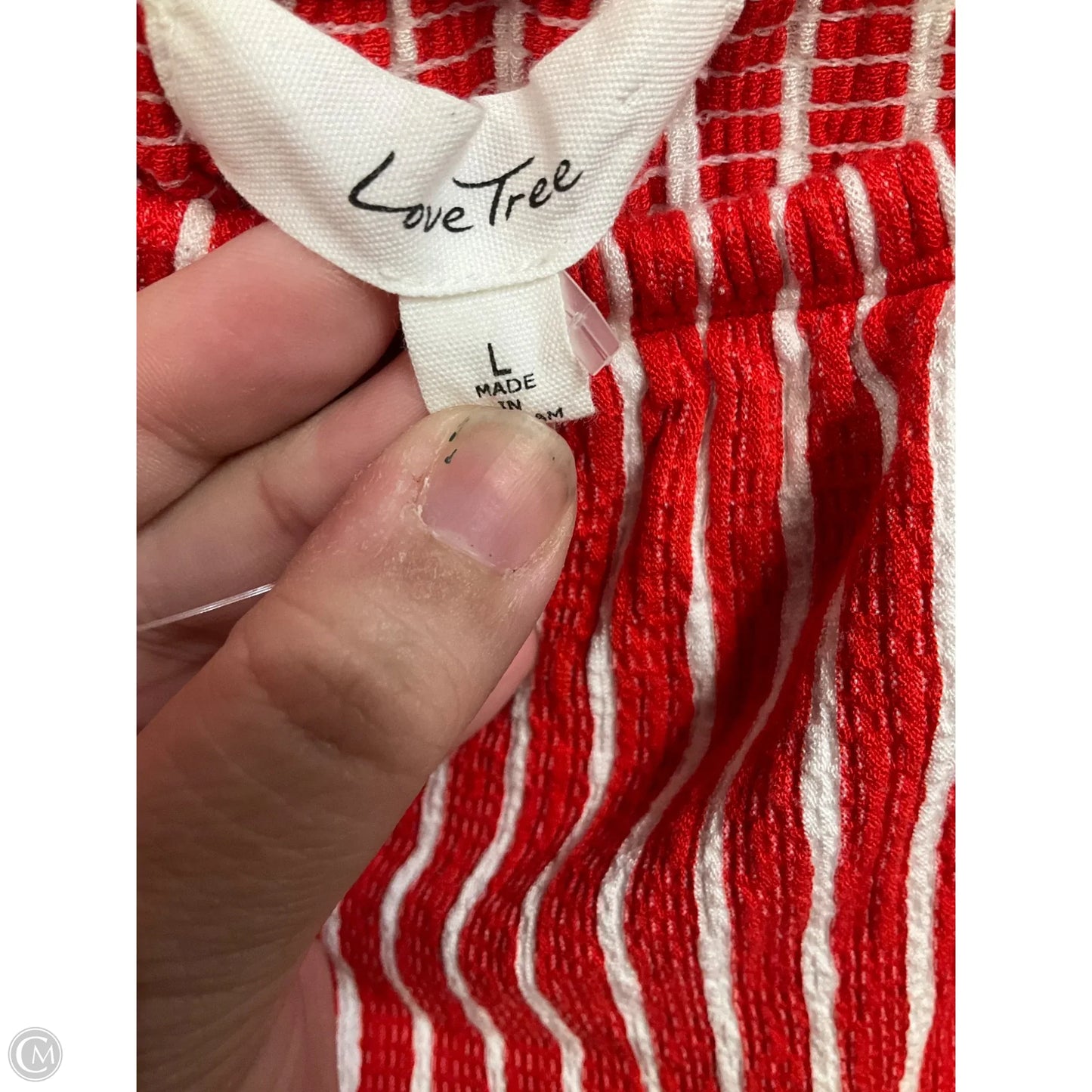Romper By Love Tree In Red, Size: L