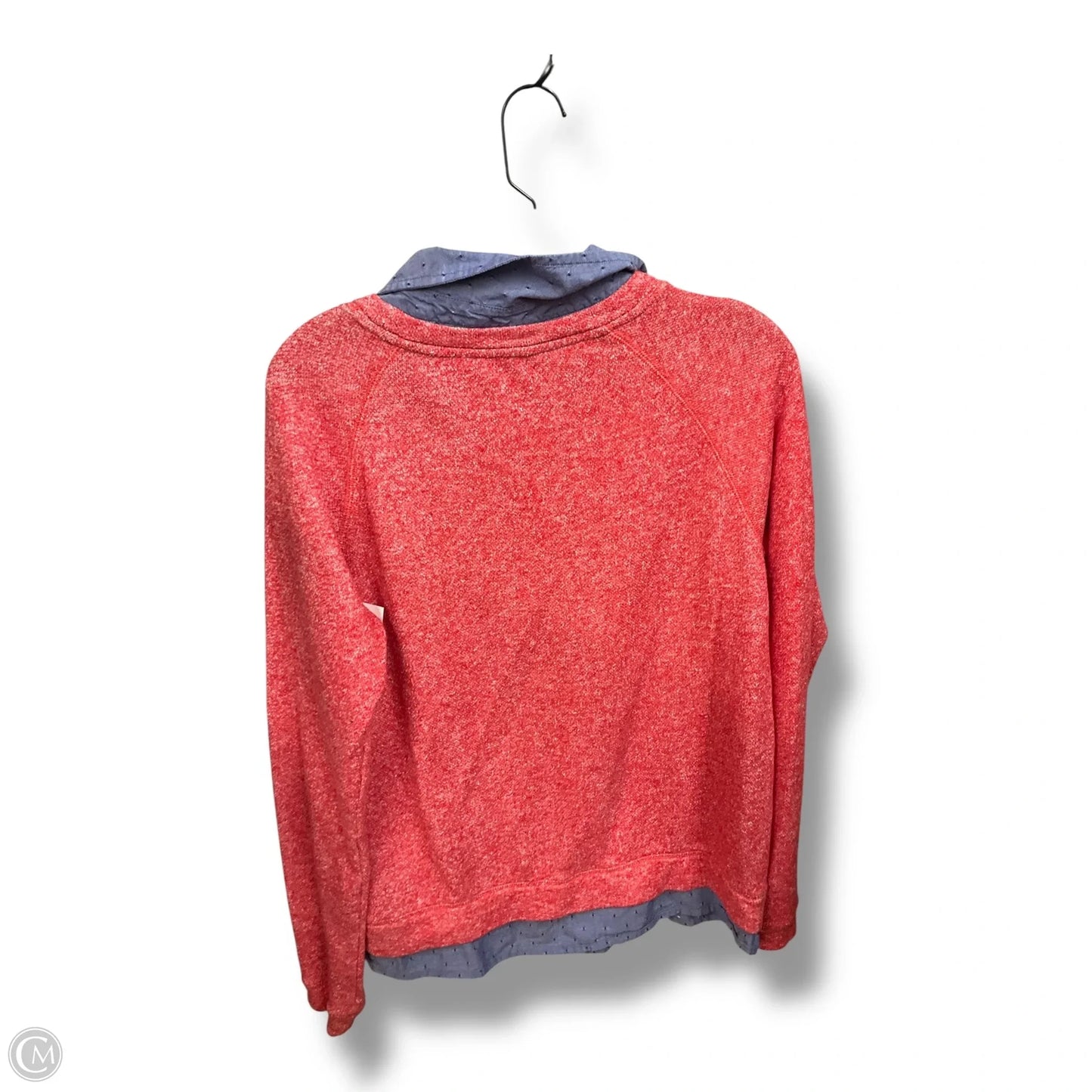 Top Long Sleeve By Tommy Hilfiger In Red, Size: M