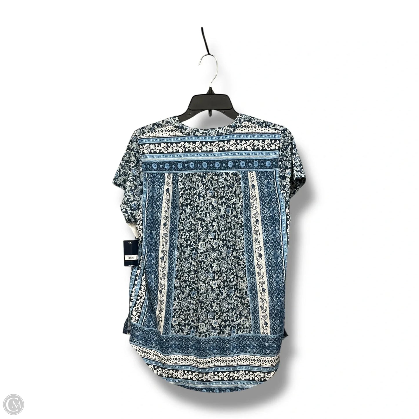 Top Sleeveless By Lucky Brand In Blue, Size: L