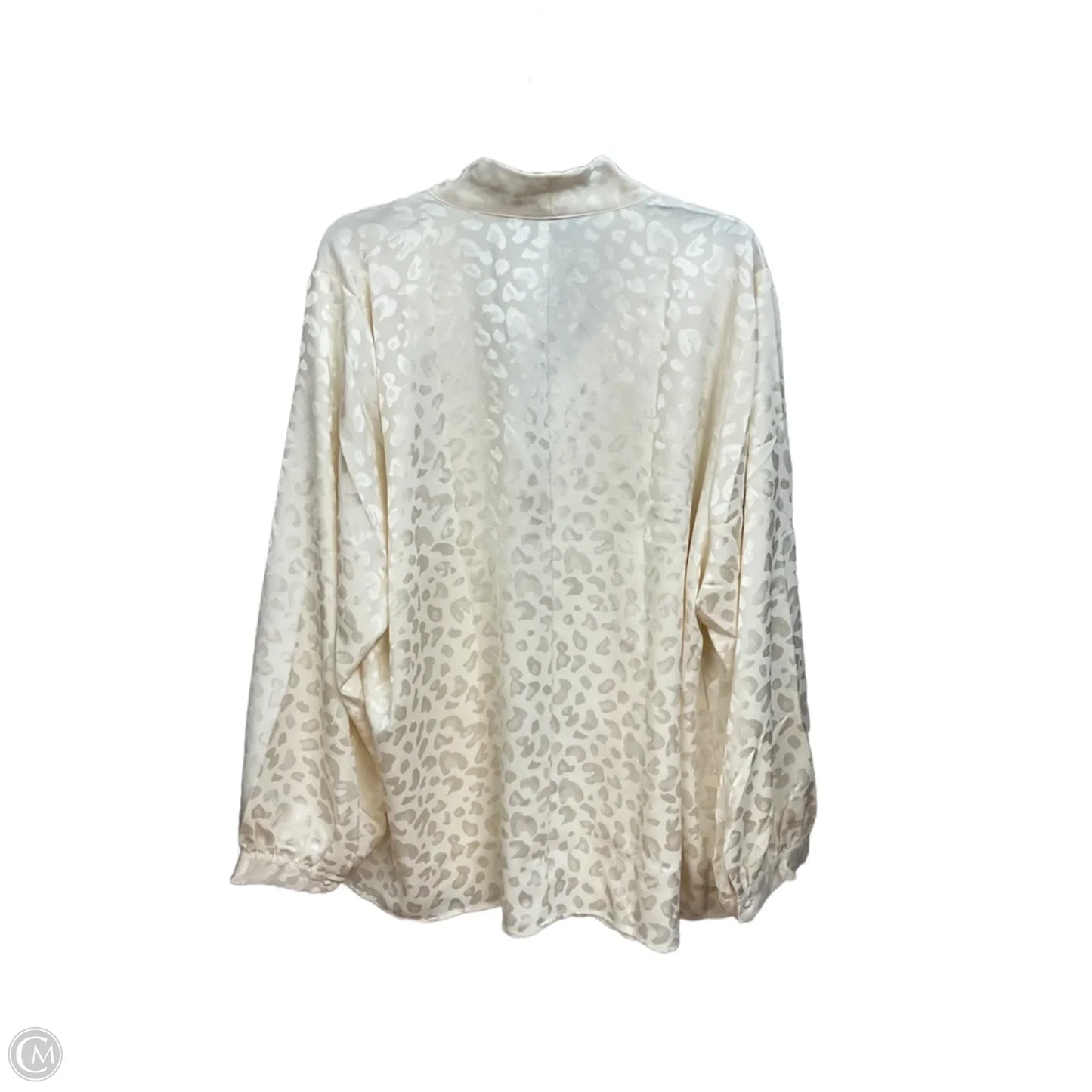 Blouse Long Sleeve By Lane Bryant In Animal Print, Size: 3x