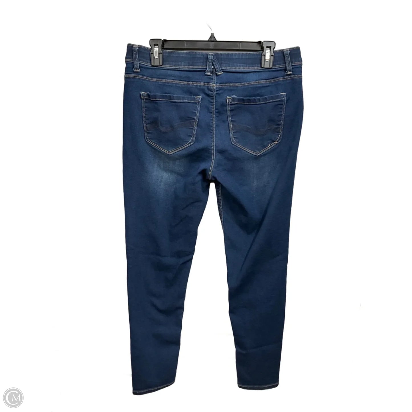 Jeans Skinny By Angels In Navy, Size: 10