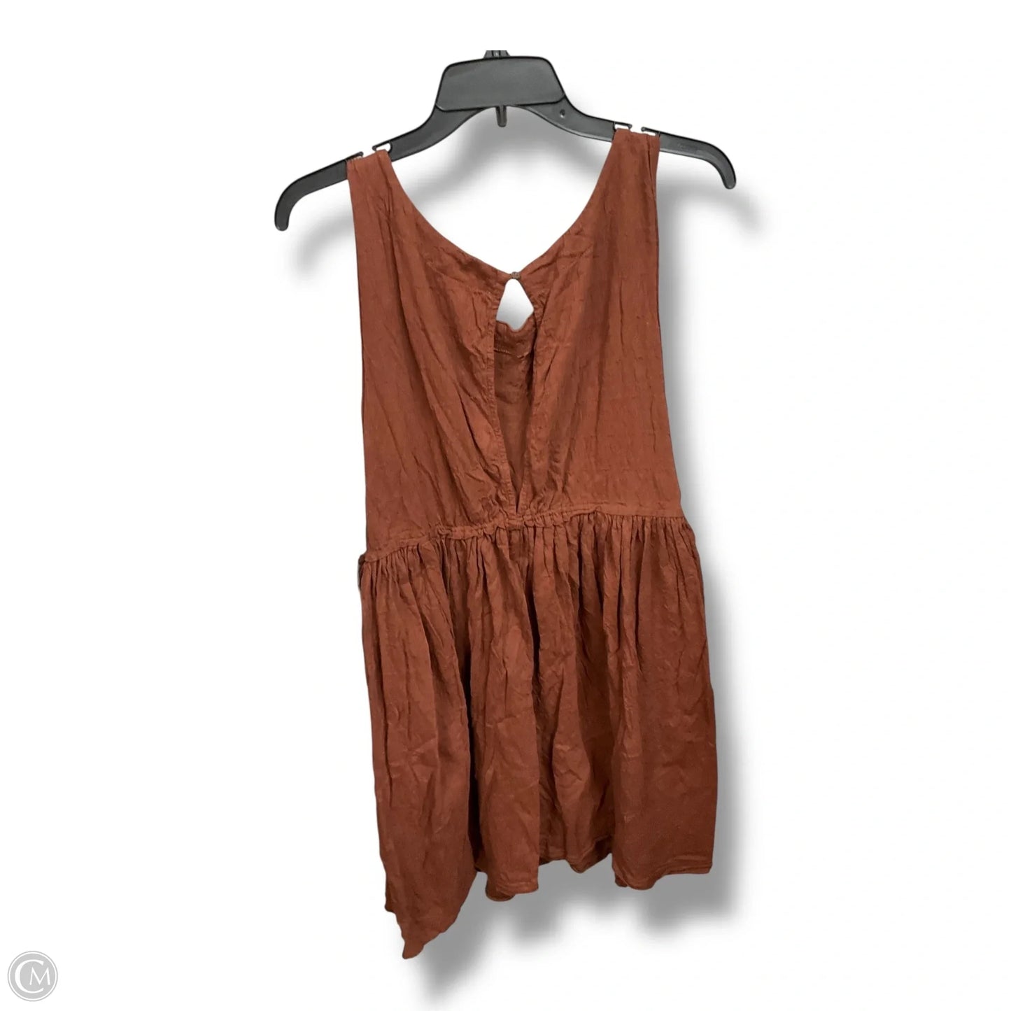 Tunic Sleeveless By Clothes Mentor In Brown, Size: L