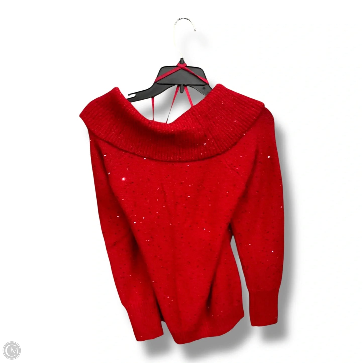 Sweater By Chicos In Red, Size: M