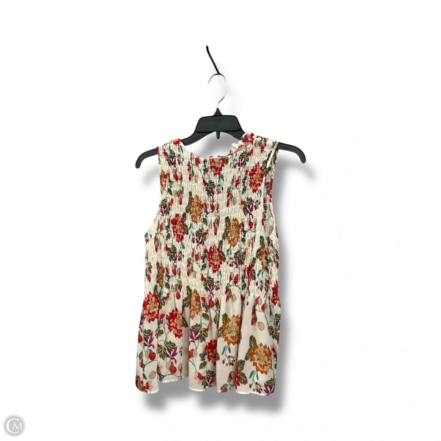 Top Sleeveless By Cynthia Rowley In Floral Print, Size: S
