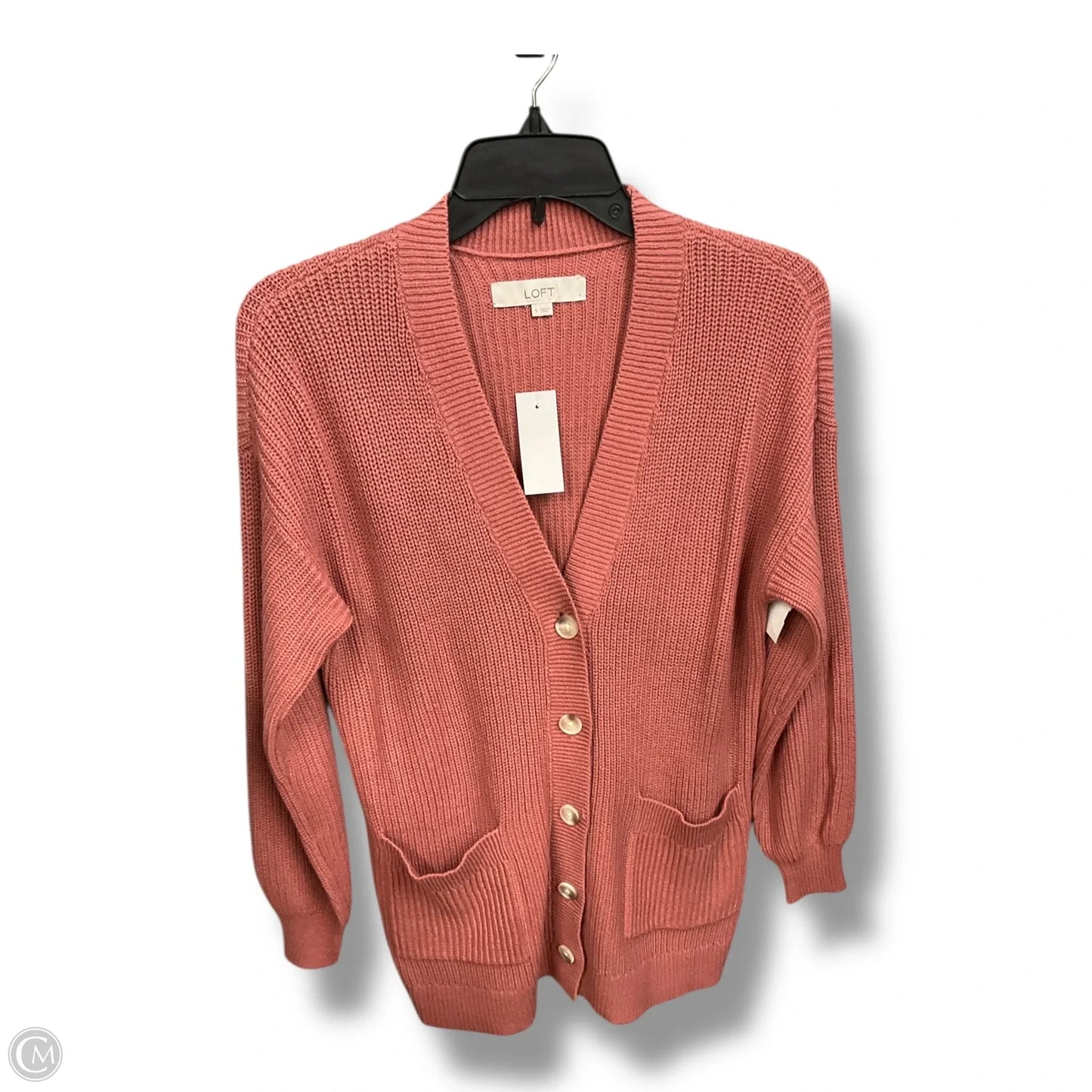 Cardigan By Loft In Pink, Size: S