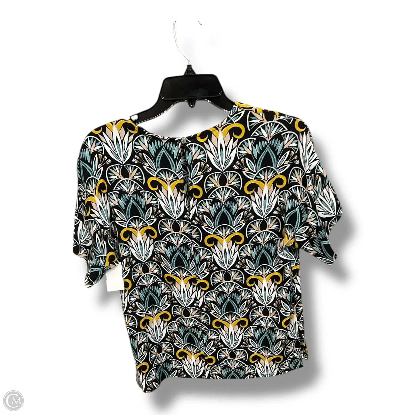 Blouse Short Sleeve By H&m In Multi-colored, Size: S