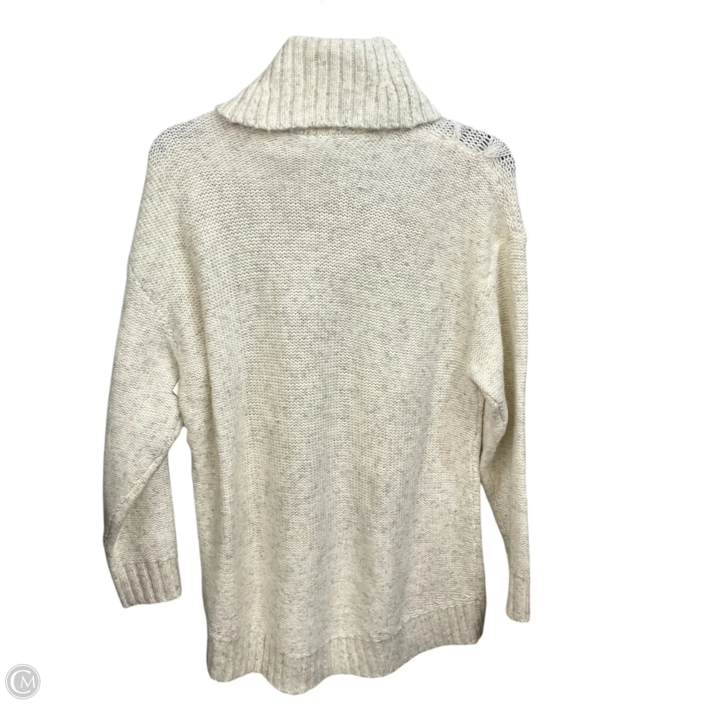 Sweater By Chaps In Cream, Size: S
