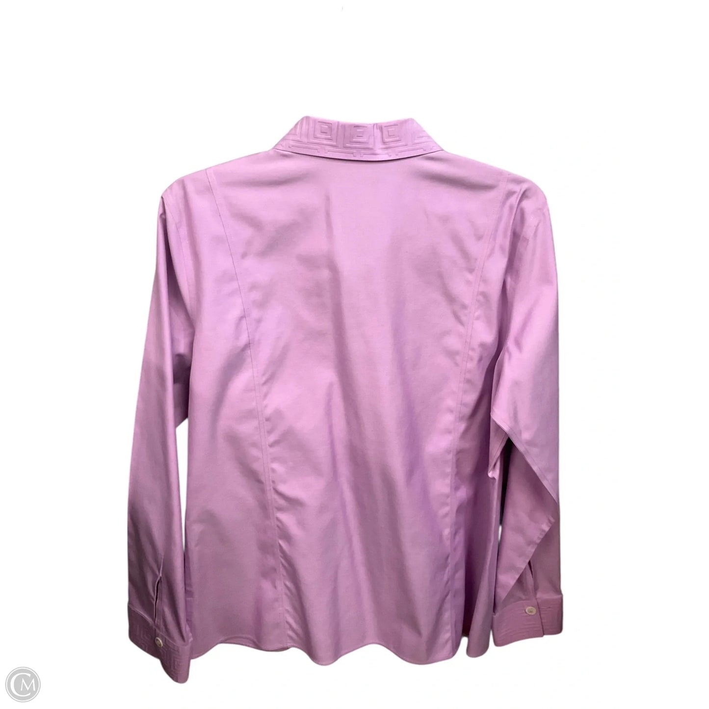 Blouse Long Sleeve By Liz Claiborne In Mauve, Size: Xl